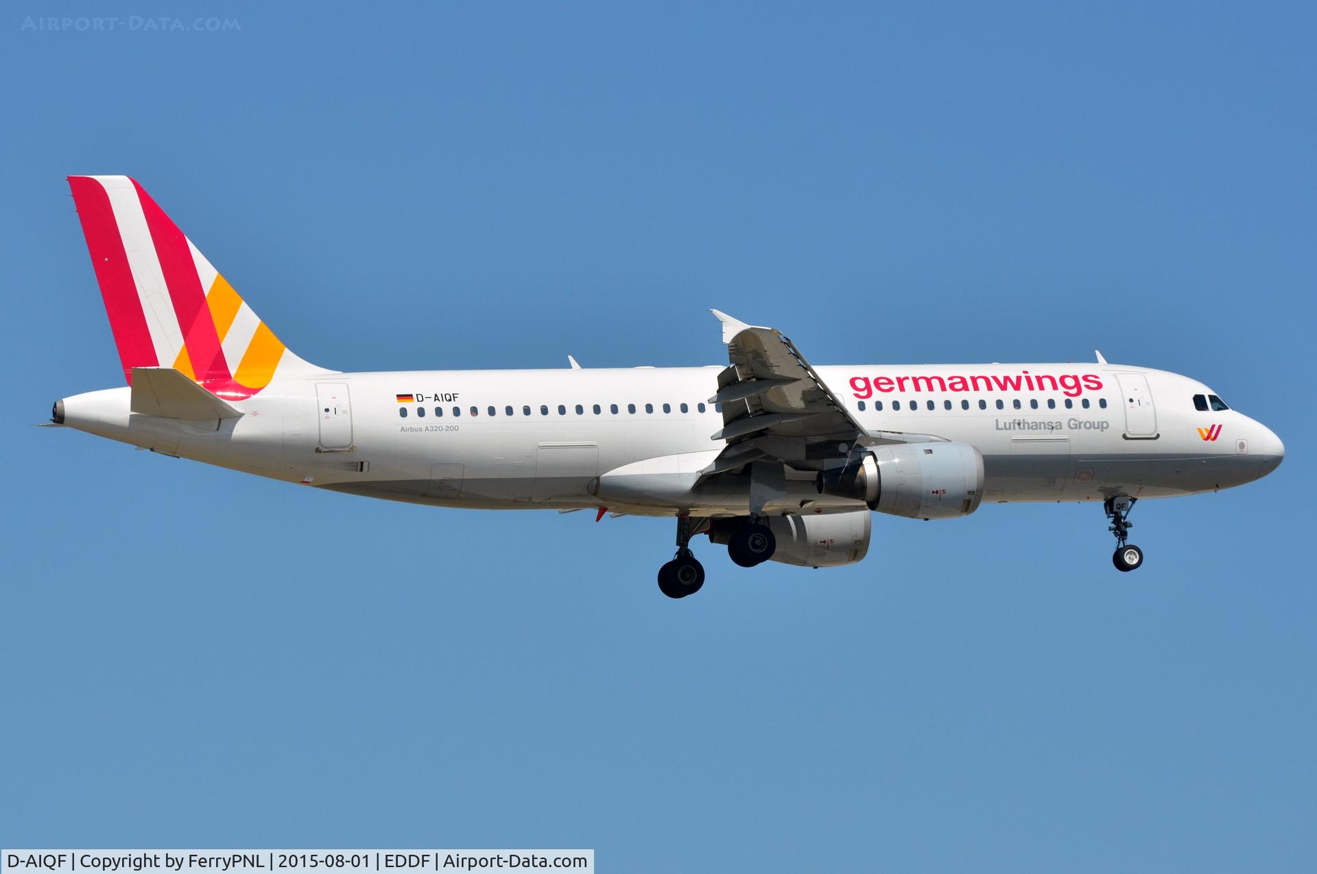 D-AIQF, 1991 Airbus A320-211 C/N 216, Germanwings A320