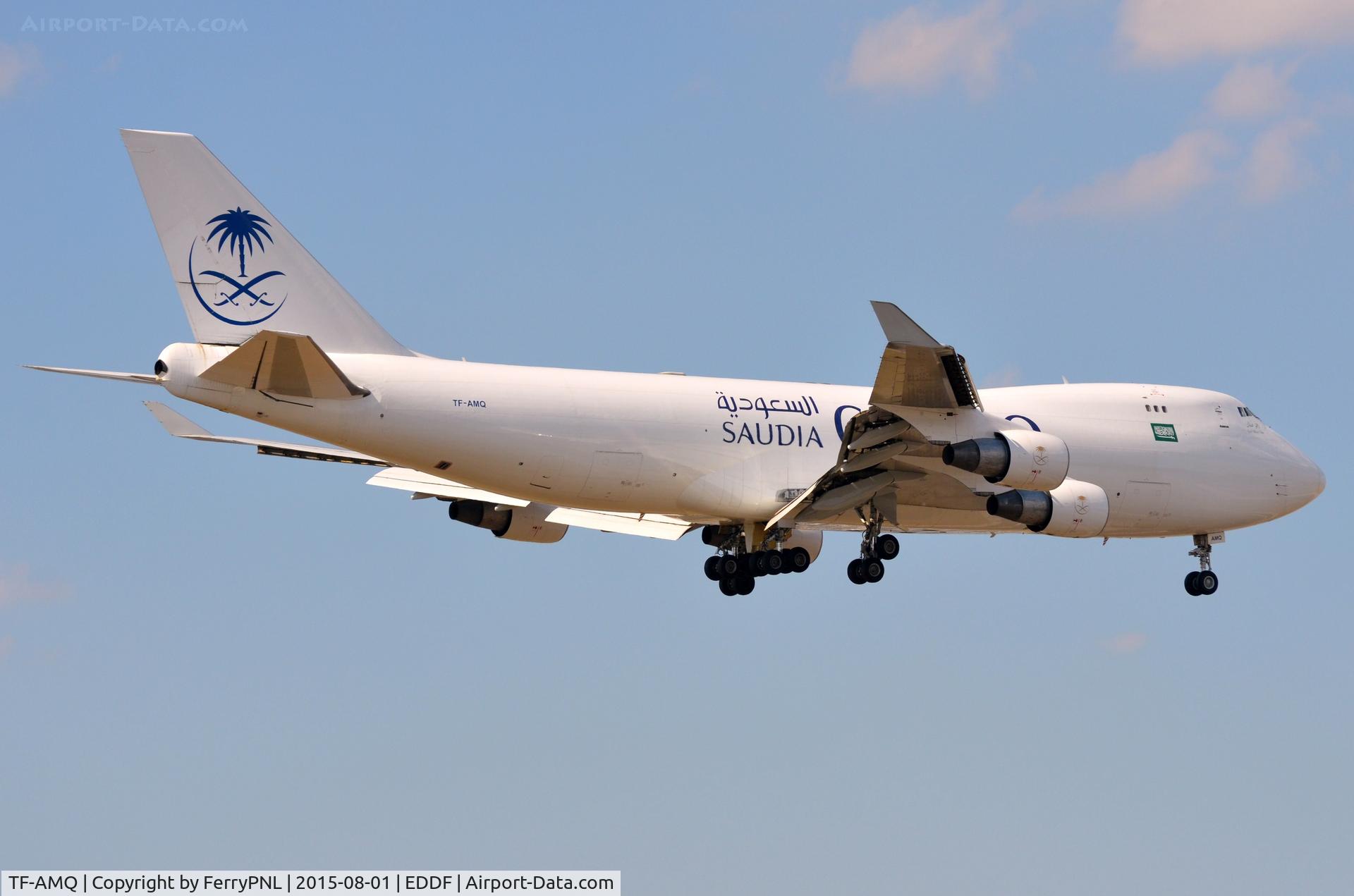 TF-AMQ, 1995 Boeing 747-412F/SCD C/N 26553, Saudia B744F