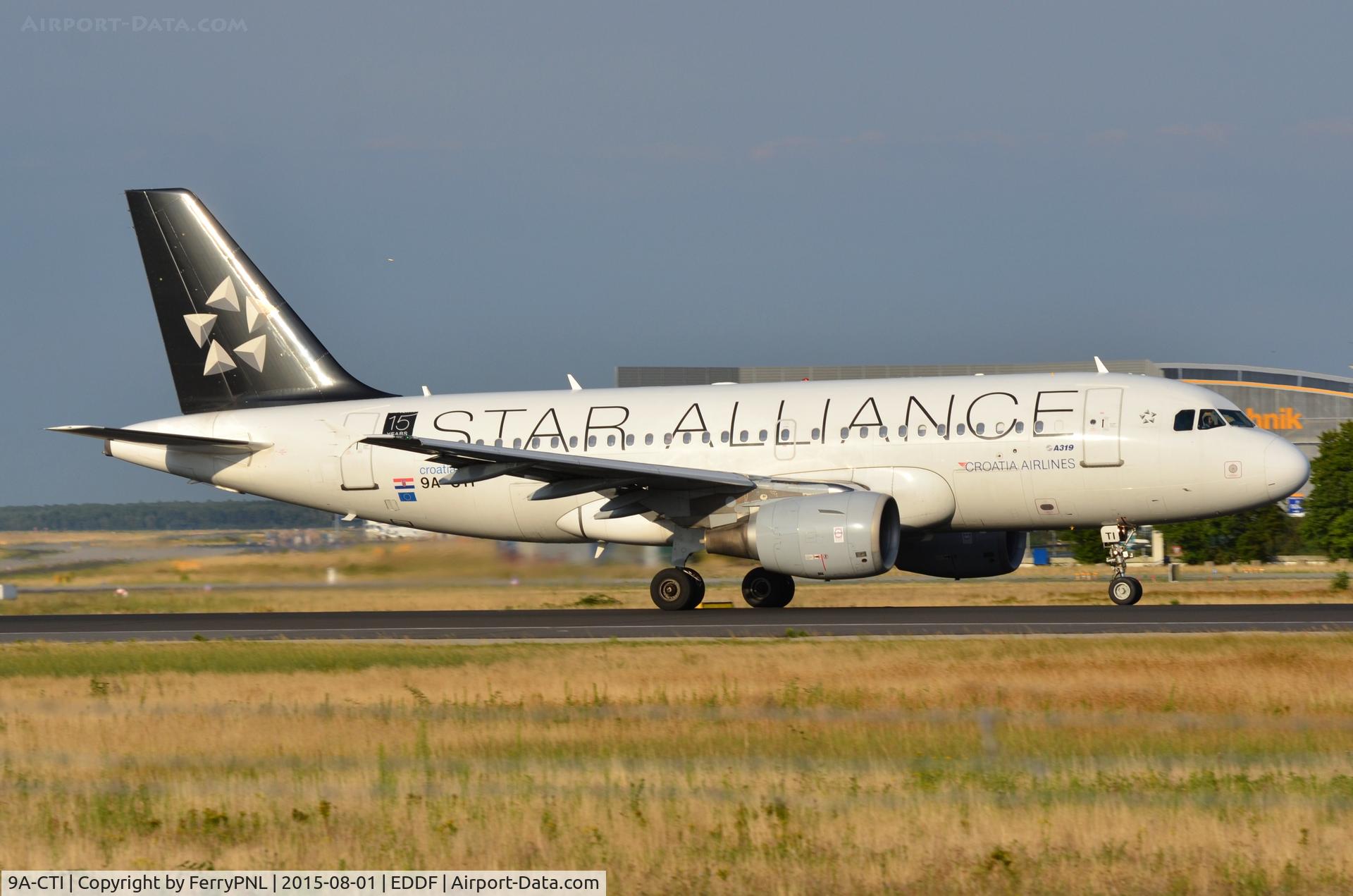 9A-CTI, 1999 Airbus A319-112 C/N 1029, Croatia A319 taking-off.