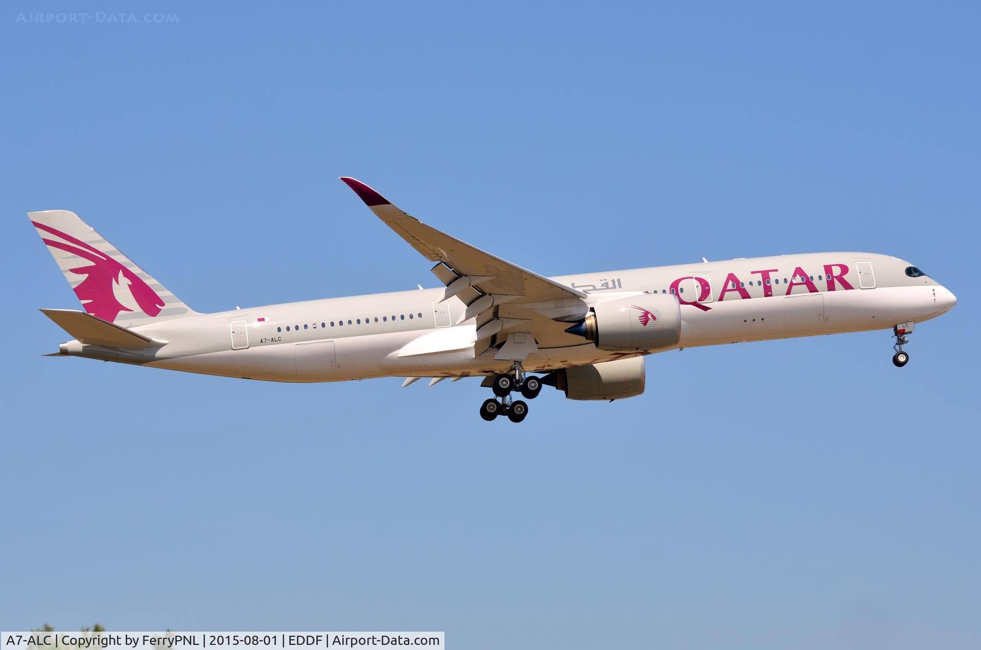 A7-ALC, 2015 Airbus A350-941 C/N 009, Qatar A359 was the highlight of the day.
