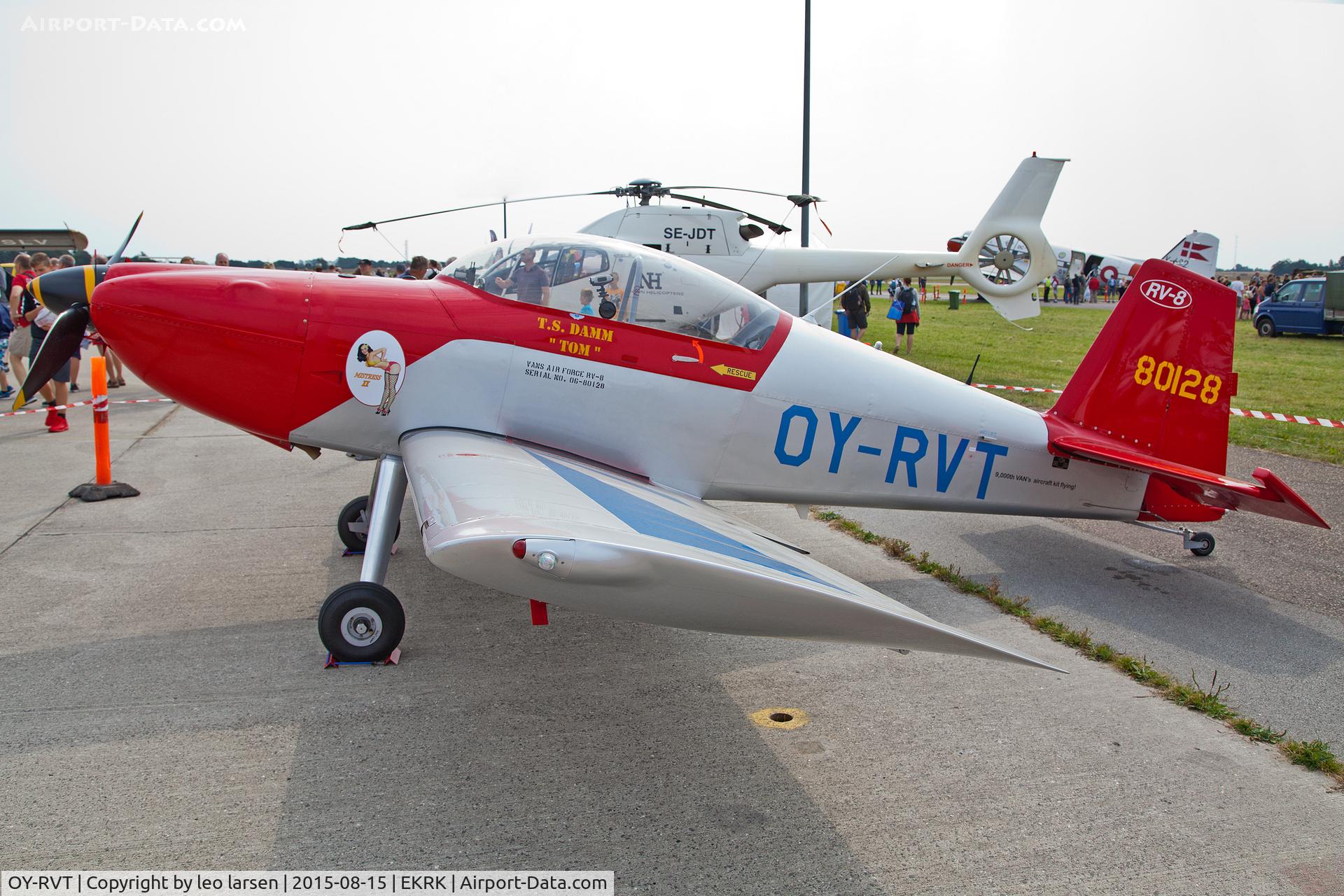 OY-RVT, 2015 Vans RV-8 C/N 0602-80128, Roskilde Air Show 158.15
