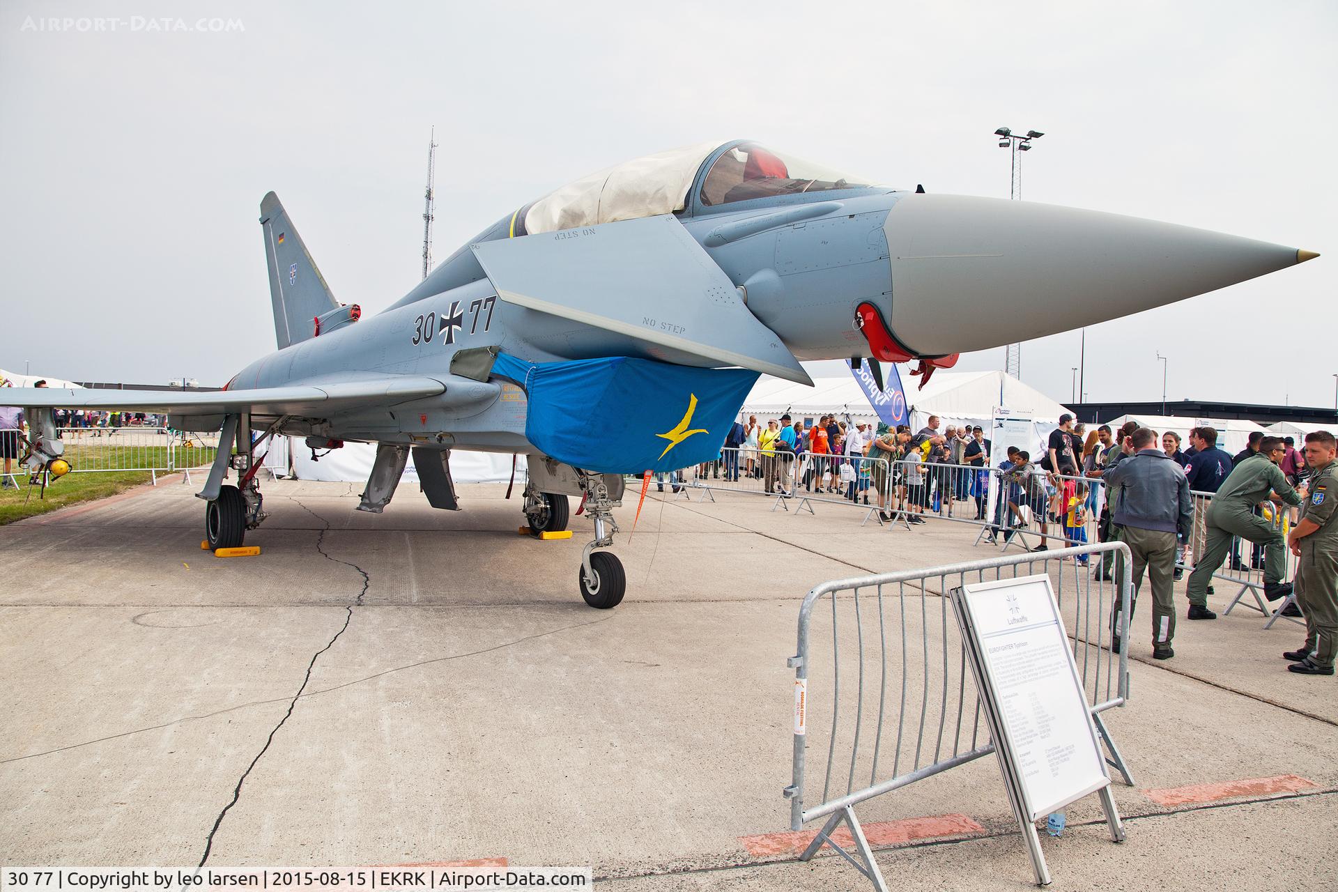 30 77, Eurofighter EF-2000 Typhoon T C/N GT020, Roskilde Air Show 15.8.15