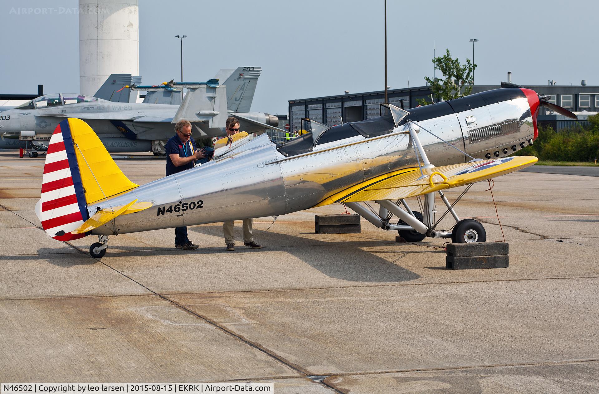 N46502, 1943 Ryan Aeronautical ST3KR C/N 1995, Roskilde Air Show 15.8.15