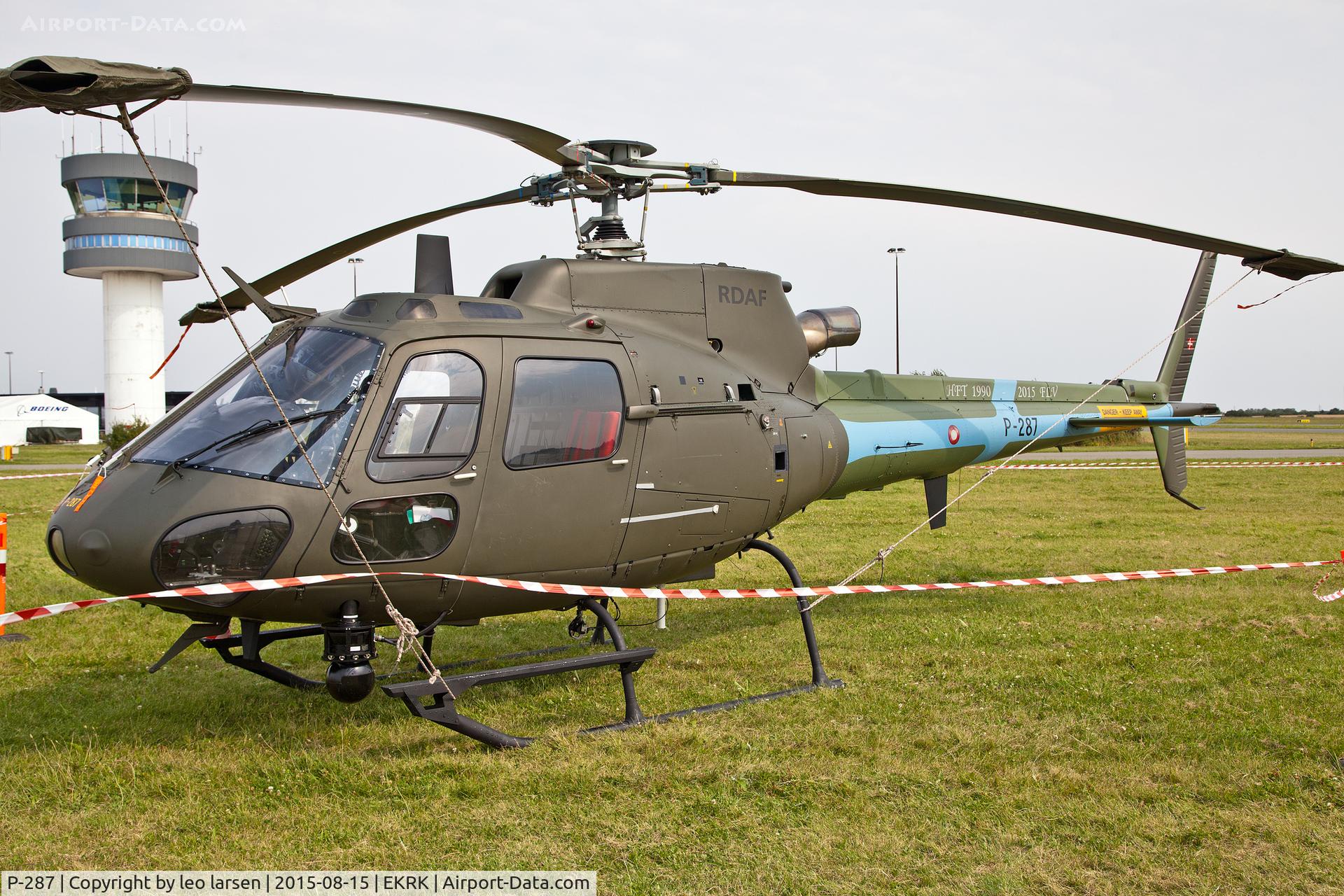 P-287, 1990 Aerospatiale AS-550C-2 Fennec C/N 2287, Roskilde Air Show 15.8.15
