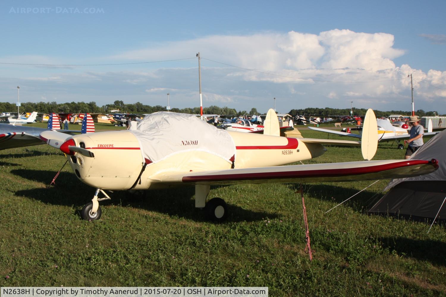 N2638H, 1946 Erco 415C Ercoupe C/N 3263, 1946 Forney 415-C, c/n: 3263