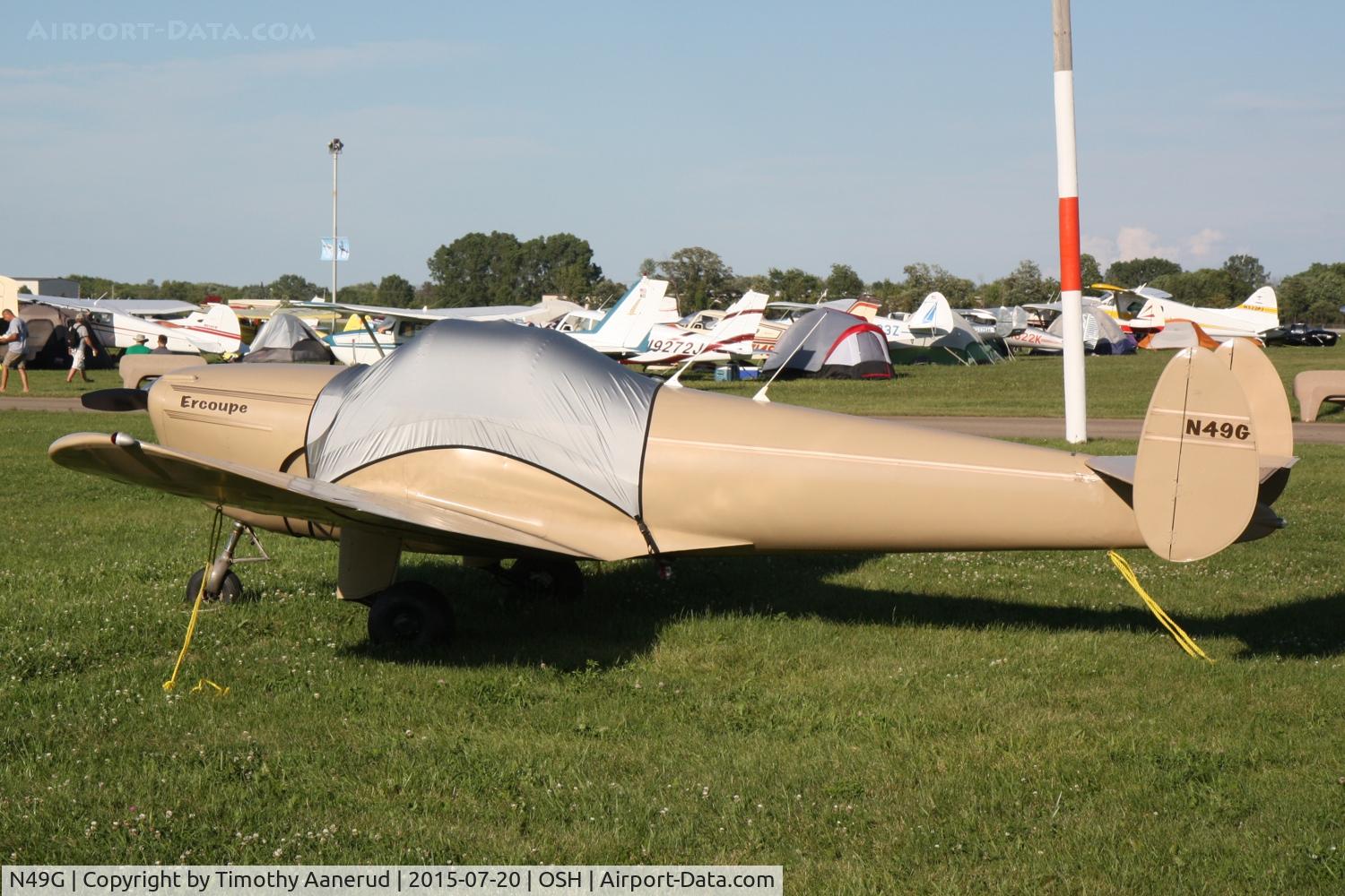 N49G, 1946 Erco 415C Ercoupe C/N 426, 1946 Engineering & Research 415-C, c/n: 426