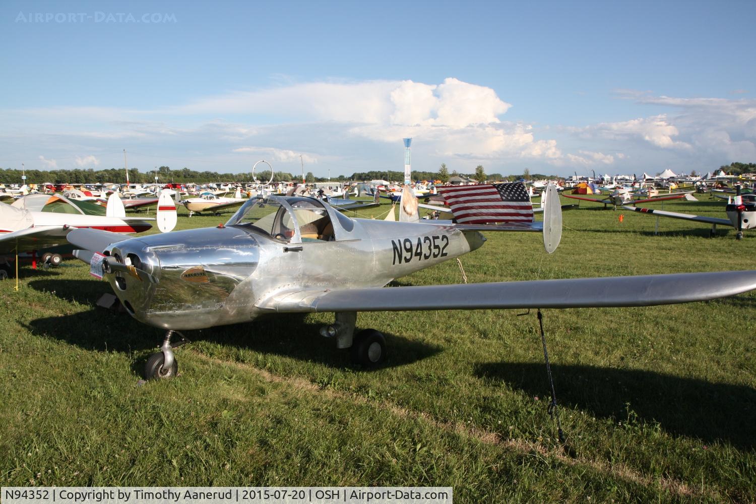 N94352, 1946 Erco 415C Ercoupe C/N 1575, 1946 Engineering & Research ERCOUPE 415-C, c/n: 1575