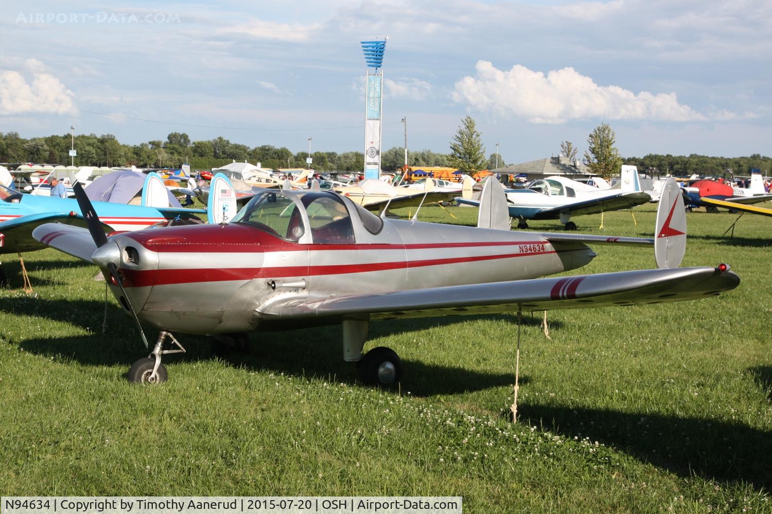 N94634, 1947 Erco 415CD Ercoupe C/N 4741, 1947 Engineering & Research ERCOUPE 415-CD, c/n: 4741