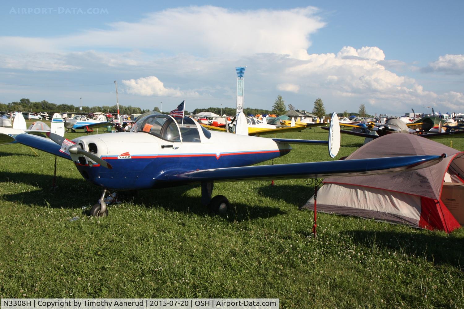 N3308H, 1946 Erco 415C Ercoupe C/N 3933, 1946 Engineering & Research ERCOUPE 415-C, c/n: 3933