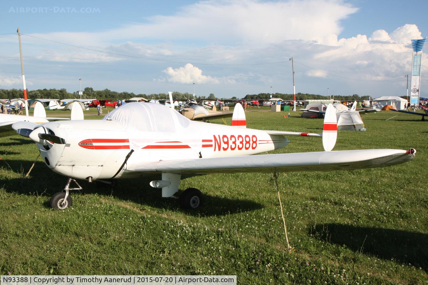 N93388, 1946 Erco 415C Ercoupe C/N 711, 1946 Engineering & Research ERCOUPE 415-C, c/n: 711
