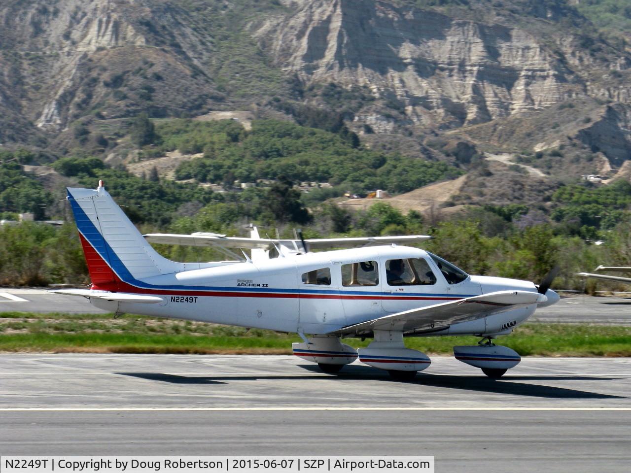 N2249T, 1979 Piper PA-28-181 Archer II C/N 28-7990318, 1979 Piper PA-28-181 ARCHER II, Lycoming O&VO-360 180 Hp, landing roll Rwy 22