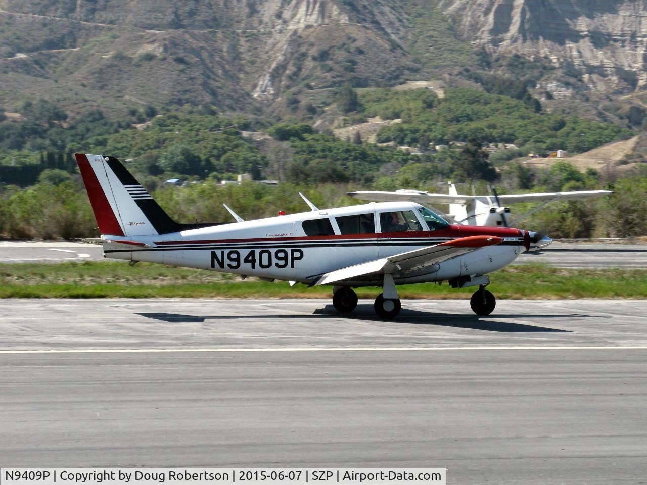 N9409P, 1969 Piper PA-24-260 Comanche C/N 24-4914, 1969 Piper PA-24-260TC TURBO COMANCHE C, Lycoming TIO-540-N1A5 260 Hp, landing roll Rwy 22