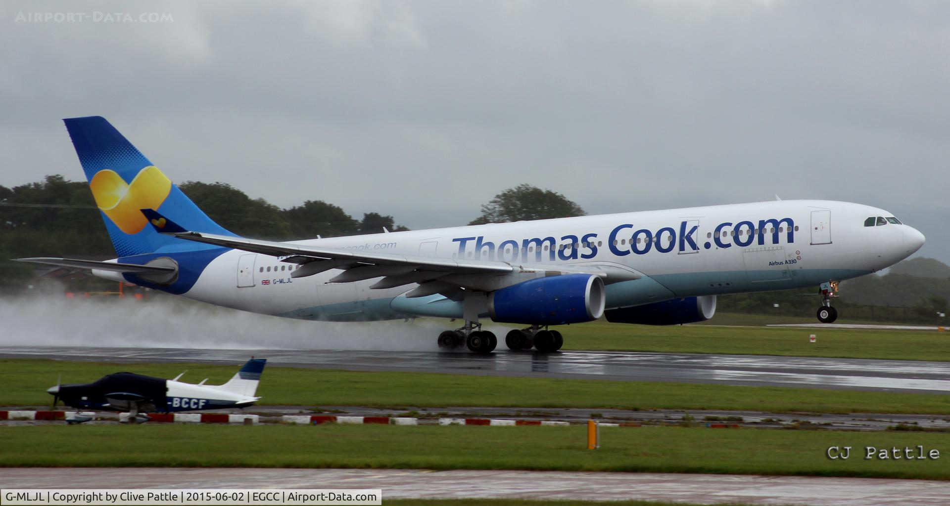 G-MLJL, 1999 Airbus A330-243 C/N 254, Departing Manchester Airport EGCC