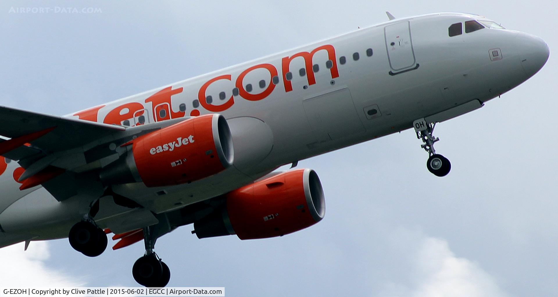 G-EZOH, 2015 Airbus A320-214 C/N 6546, Departing Manchester Airport EGCC
