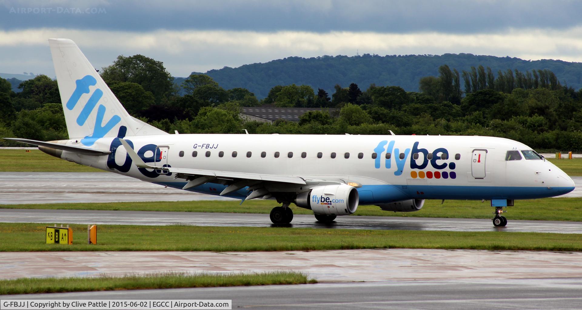 G-FBJJ, 2012 Embraer 175STD (ERJ-170-200) C/N 17000358, Moments after arrival at Manchester Airport EGCC