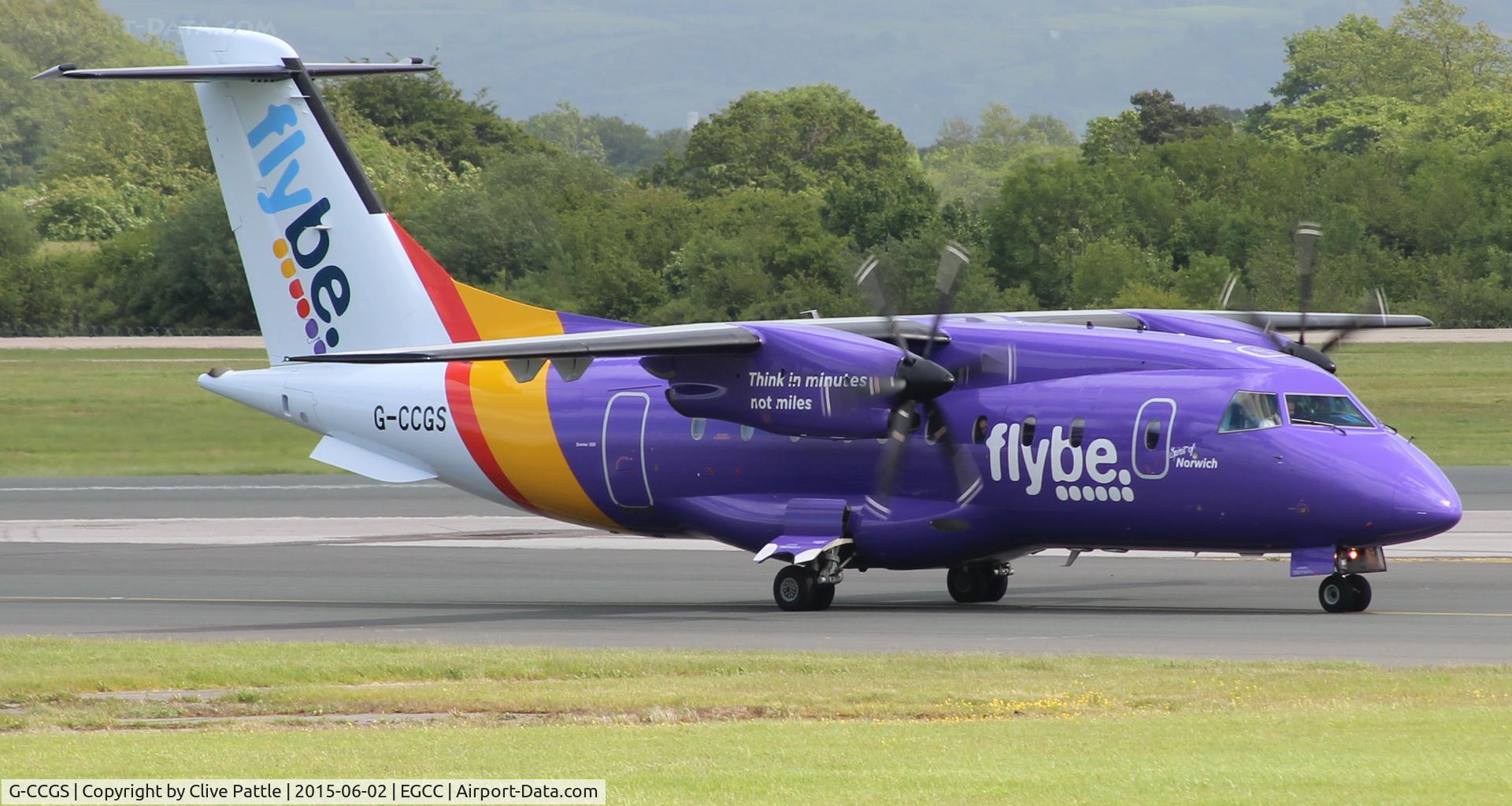 G-CCGS, 1998 Dornier 328-100 C/N 3101, Taxy at Manchester Airport EGCC