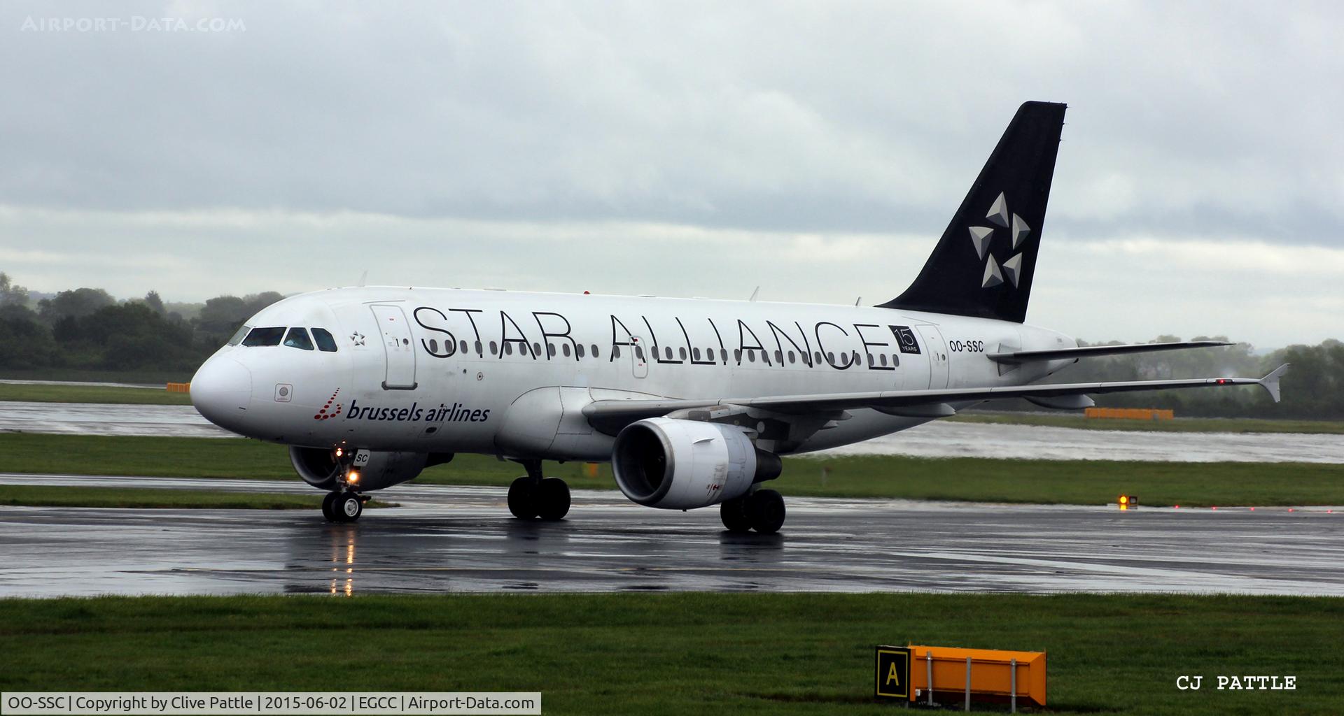 OO-SSC, 1999 Airbus A319-112 C/N 1086, At Manchester Airport EGCC