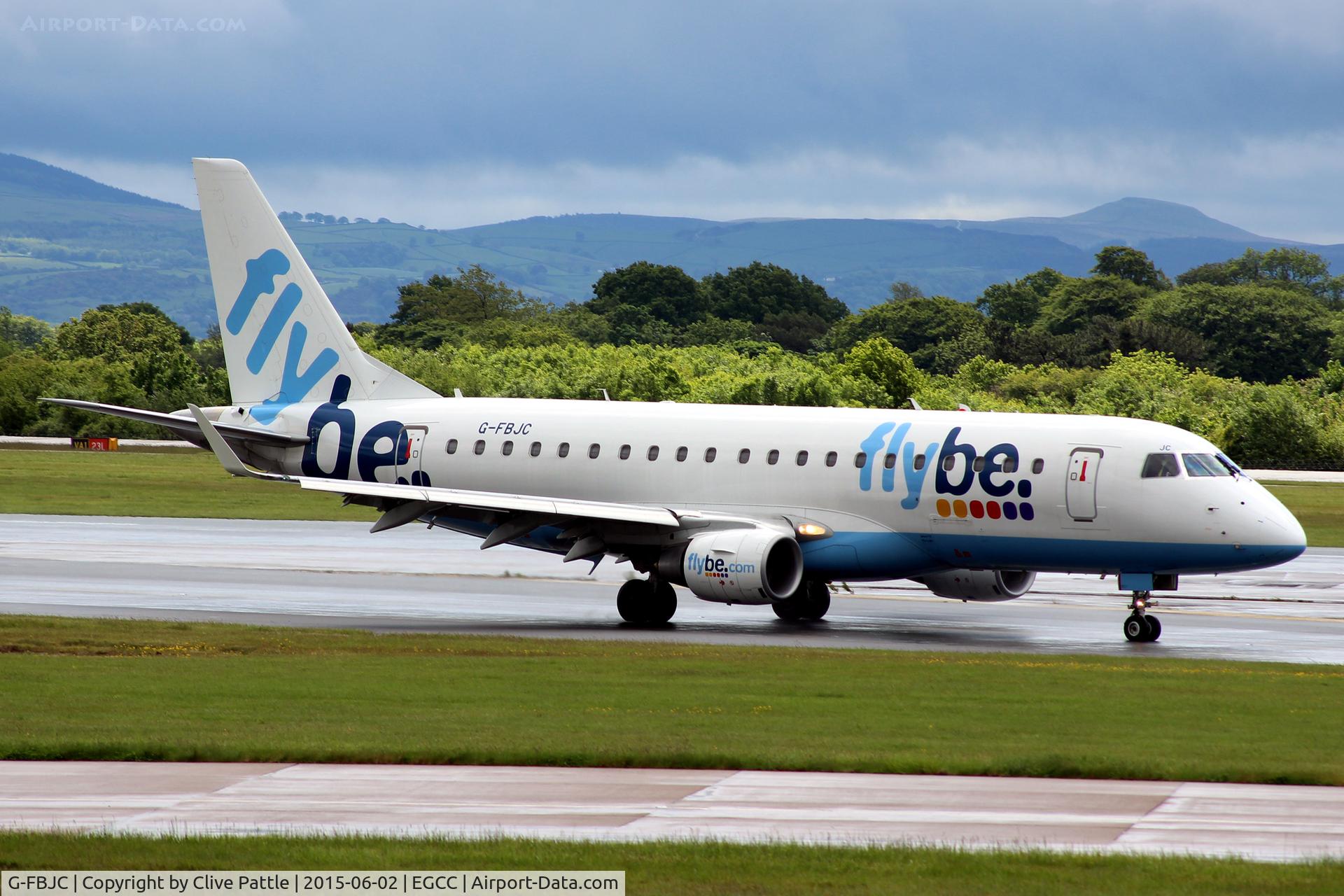 G-FBJC, 2011 Embraer 175STD (ERJ-170-200) C/N 17000328, Moments after arrival at Manchester Airport EGCC