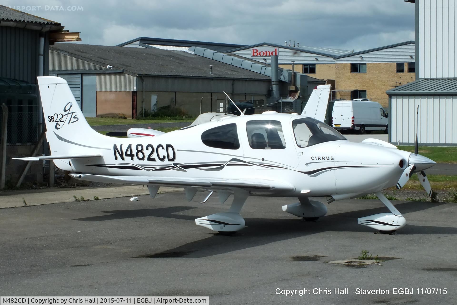 N482CD, 2005 Cirrus SR22 C/N 1482, at Staverton