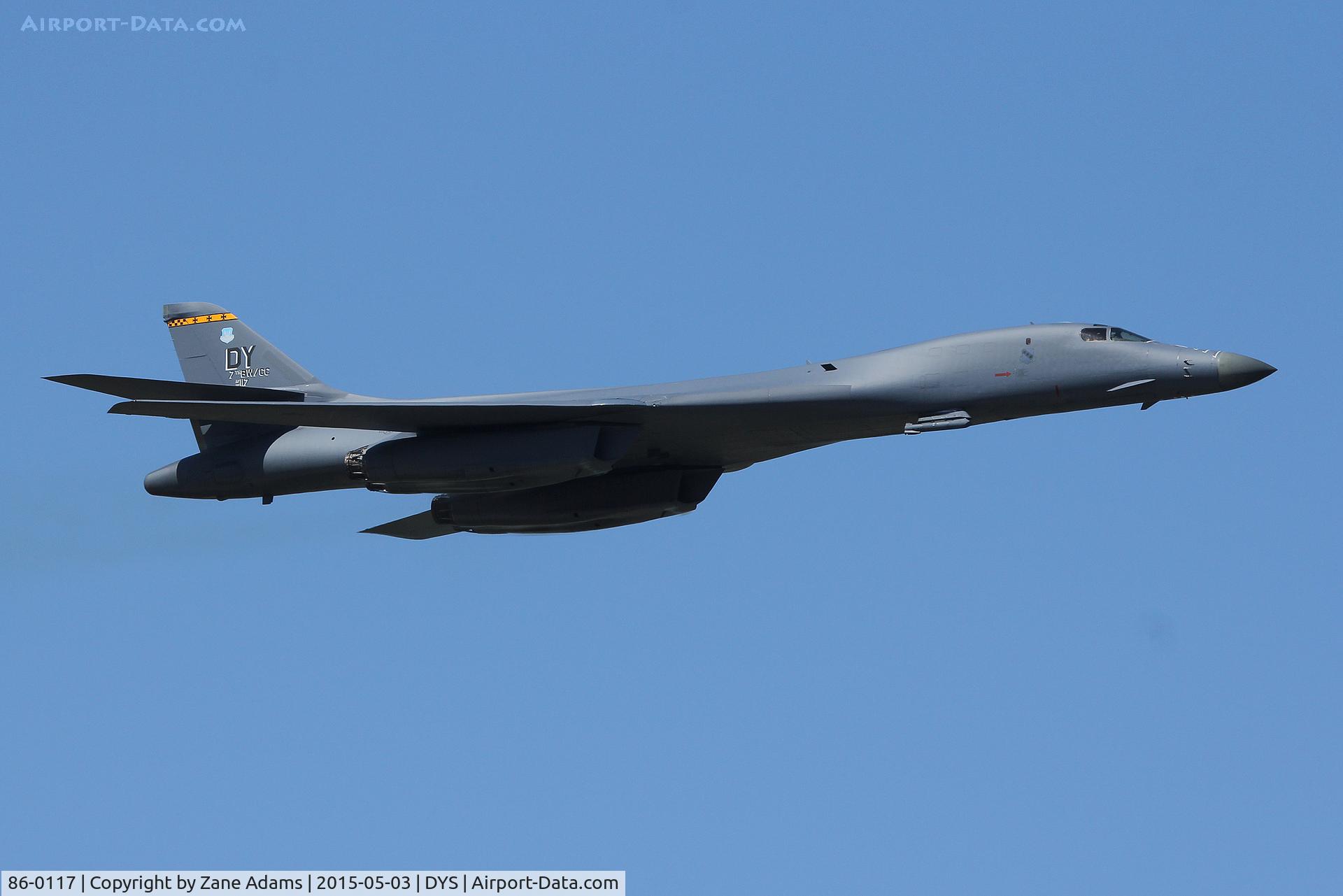 86-0117, 1986 Rockwell B-1B Lancer C/N 77, At the 2014 Big Country Airshow - Dyess AFB, TX