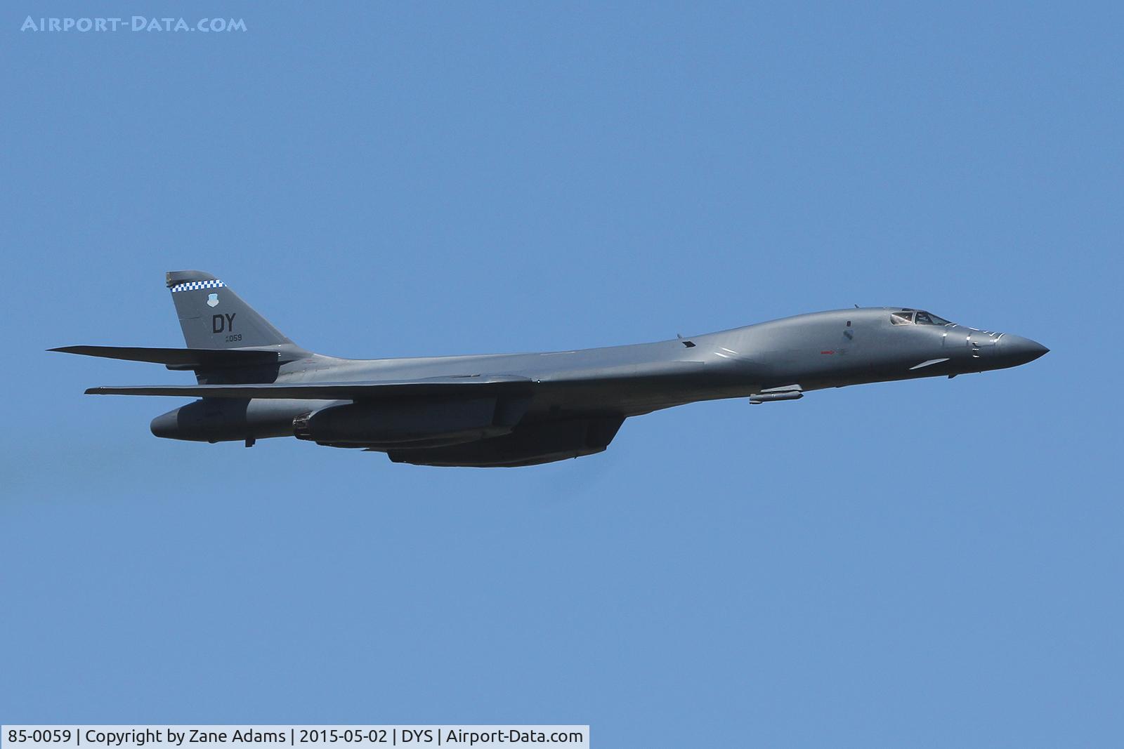 85-0059, 1985 Rockwell B-1B Lancer C/N 19, At the 2014 Big Country Airshow - Dyess AFB, TX
