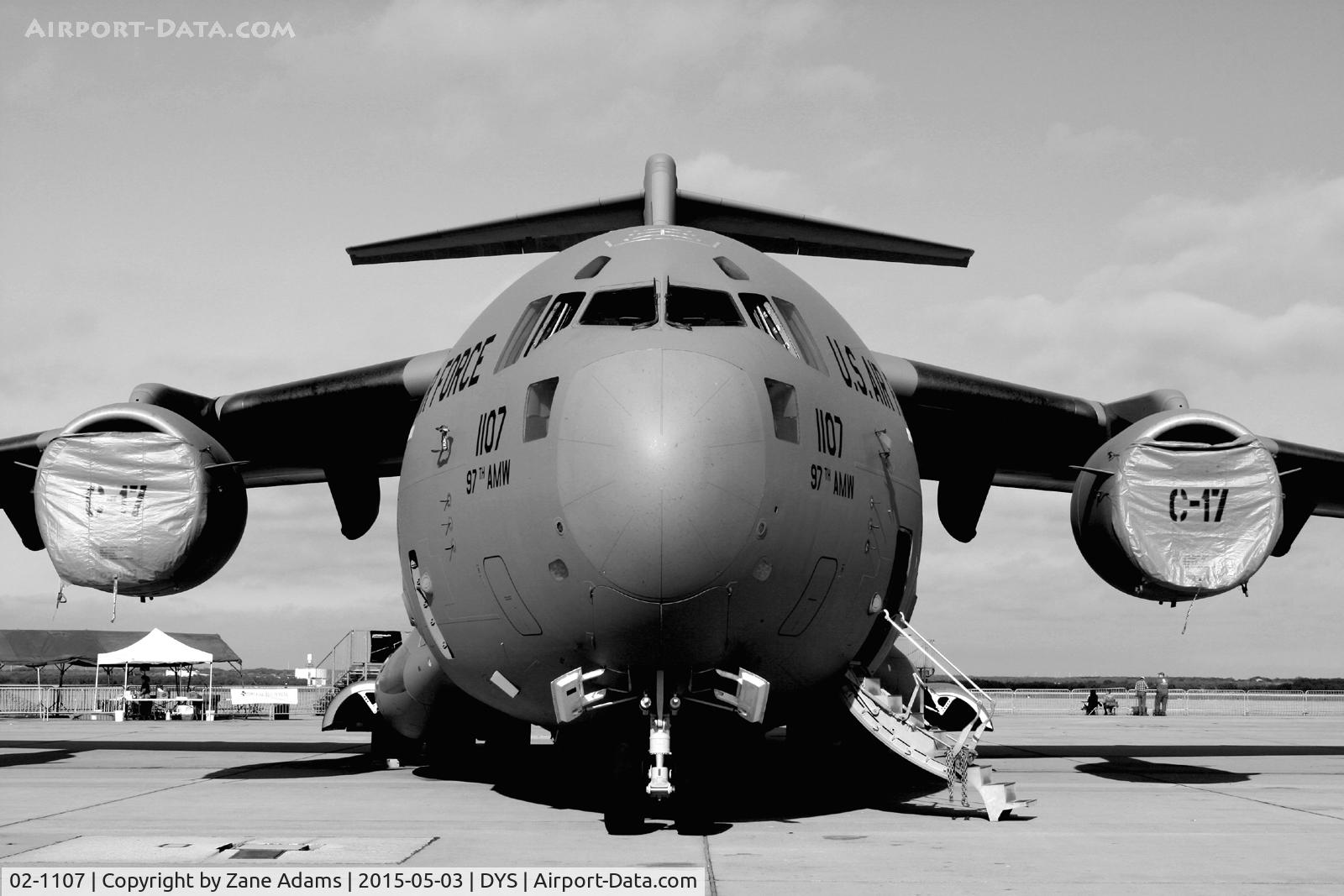 02-1107, 2002 Boeing C-17A Globemaster III C/N P-107, At the 2014 Big Country Airshow - Dyess AFB, TX