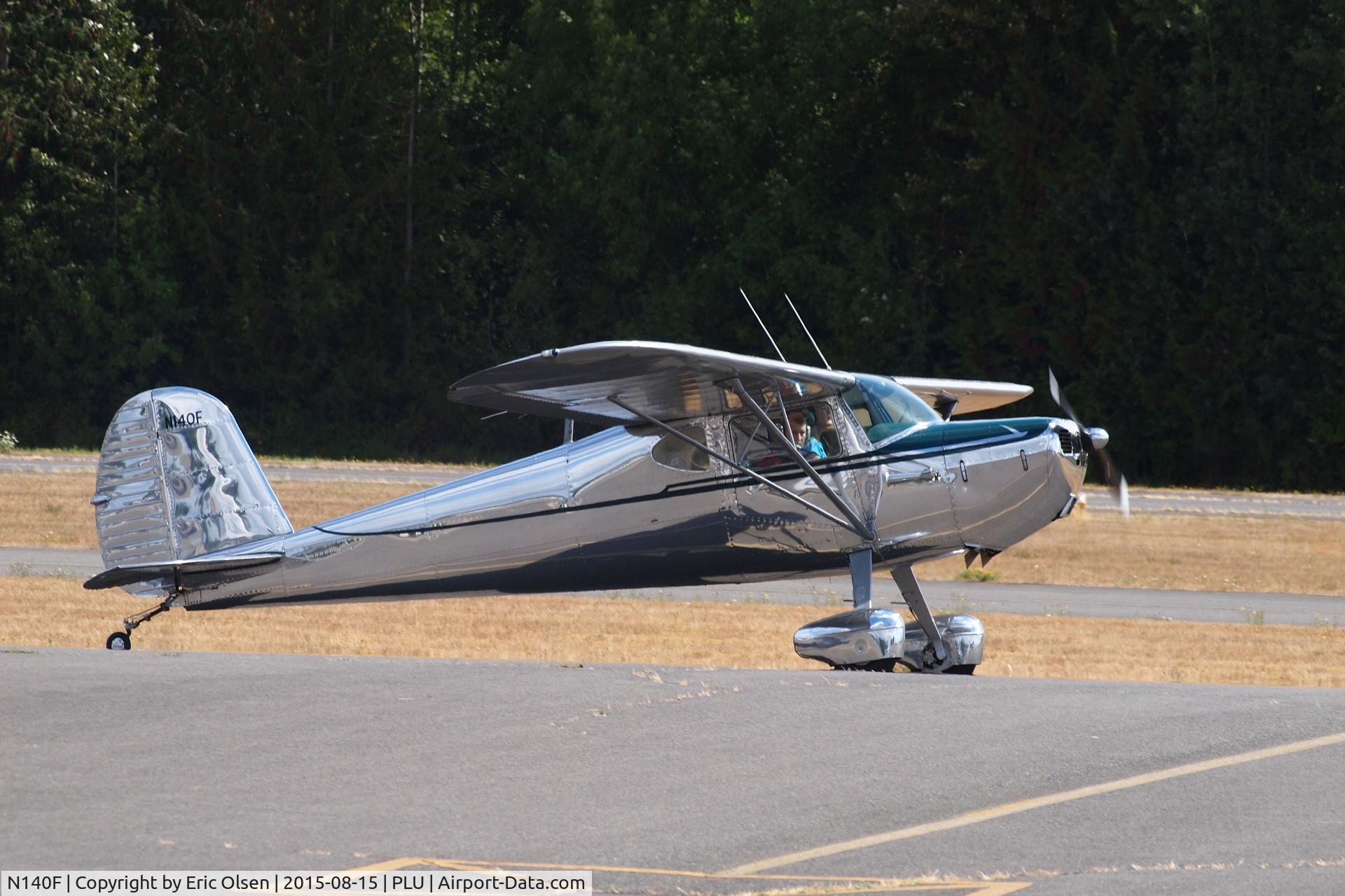 N140F, 1946 Cessna 140 C/N 9179, Cessna 140 taxing in for Cubs and Classics at Thun Field.