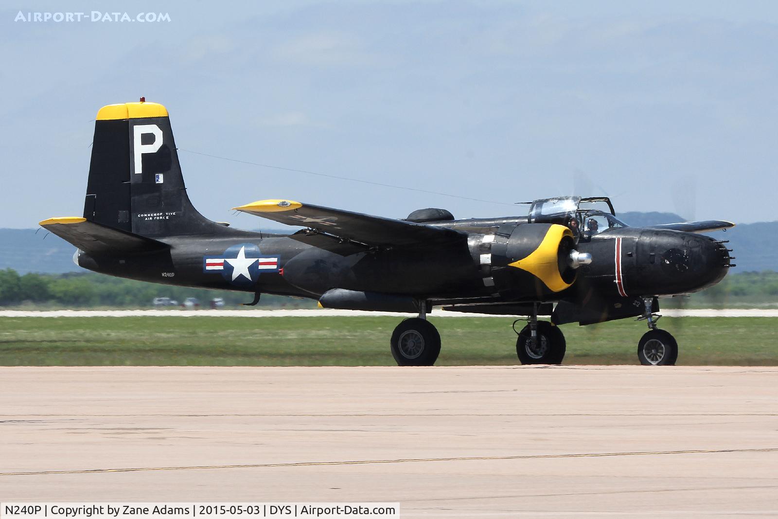 N240P, 1943 Douglas A-26B Invader C/N 7140, At the 2014 Big Country Airshow - Dyess AFB, TX