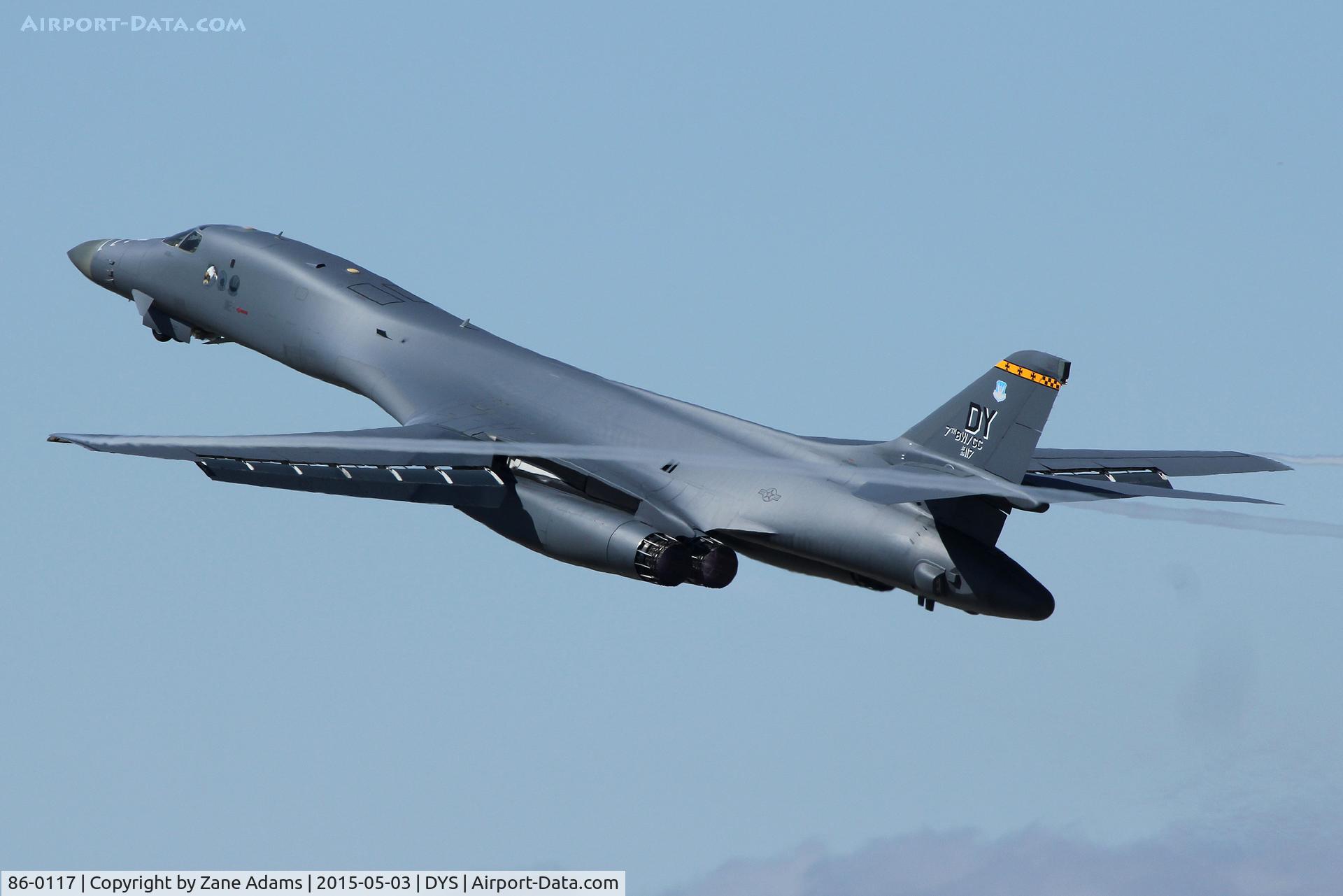 86-0117, 1986 Rockwell B-1B Lancer C/N 77, At the 2014 Big Country Airshow - Dyess AFB, TX