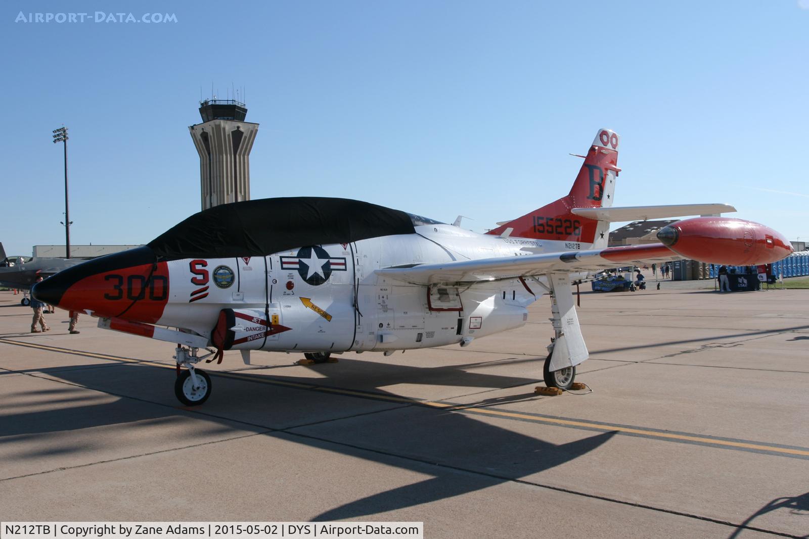 N212TB, 1968 Rockwell T-2B Buckeye C/N 310-21, At the 2014 Big Country Airshow - Dyess AFB, TX