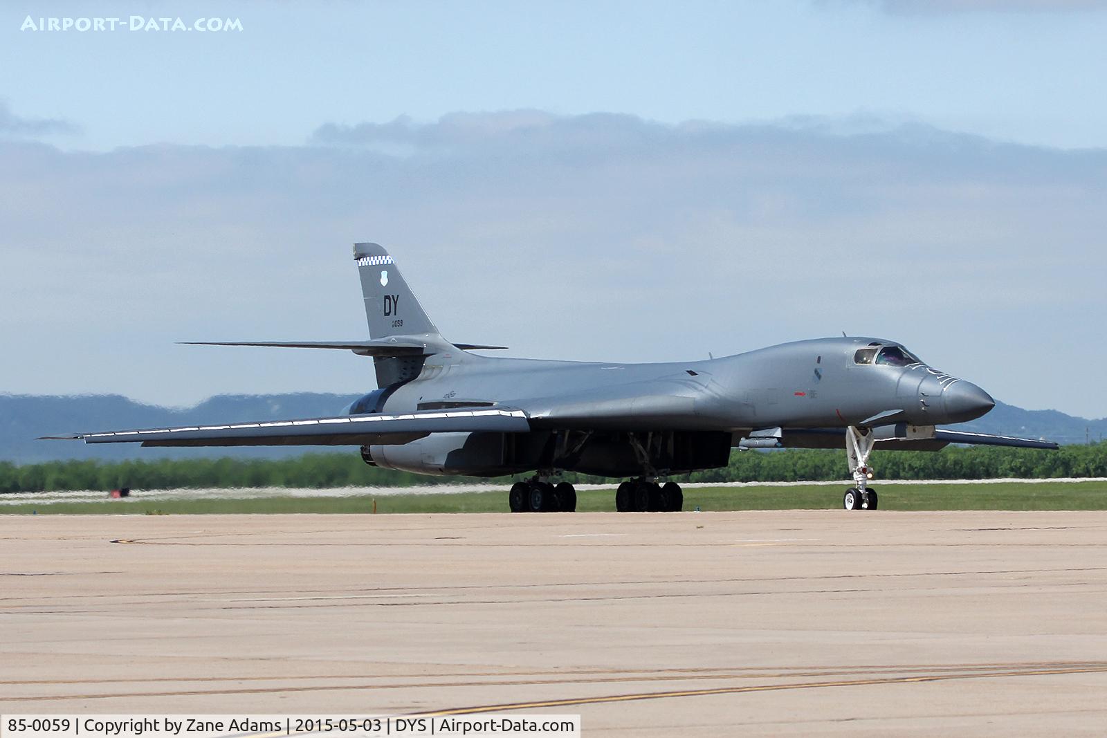 85-0059, 1985 Rockwell B-1B Lancer C/N 19, At the 2014 Big Country Airshow - Dyess AFB, TX