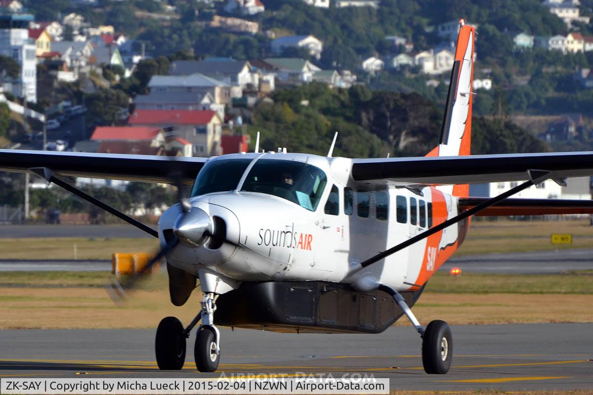 ZK-SAY, 2000 Cessna 208B Grand Caravan C/N 208B-0861, At Wellington