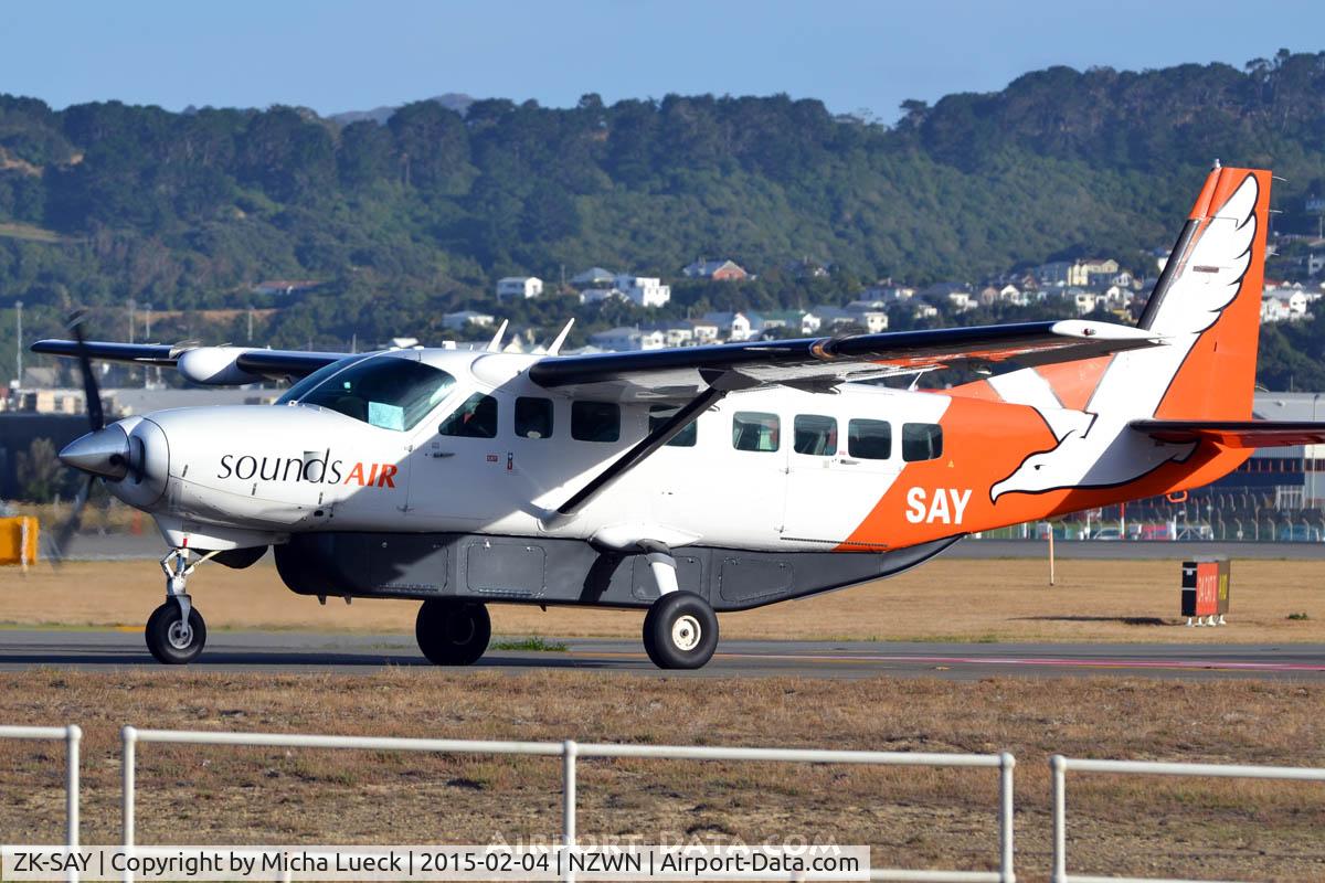 ZK-SAY, 2000 Cessna 208B Grand Caravan C/N 208B-0861, At Wellington