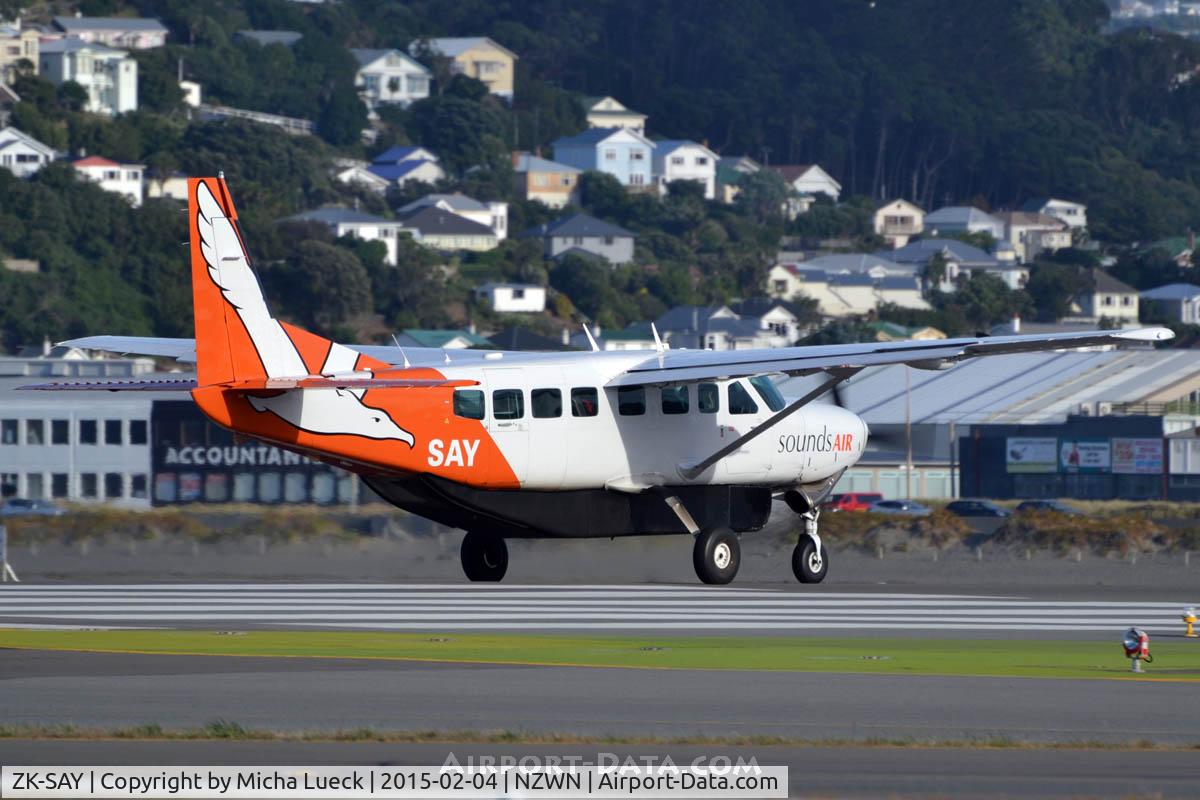 ZK-SAY, 2000 Cessna 208B Grand Caravan C/N 208B-0861, At Wellington