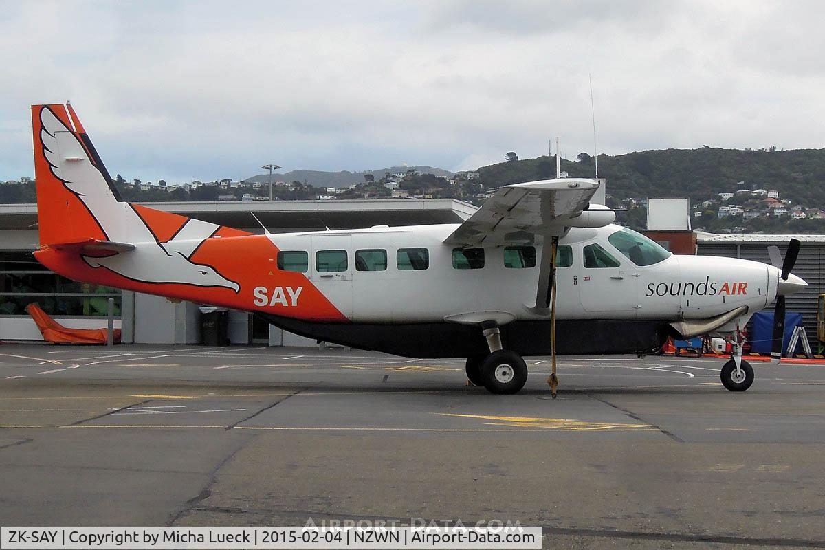 ZK-SAY, 2000 Cessna 208B Grand Caravan C/N 208B-0861, At Wellington