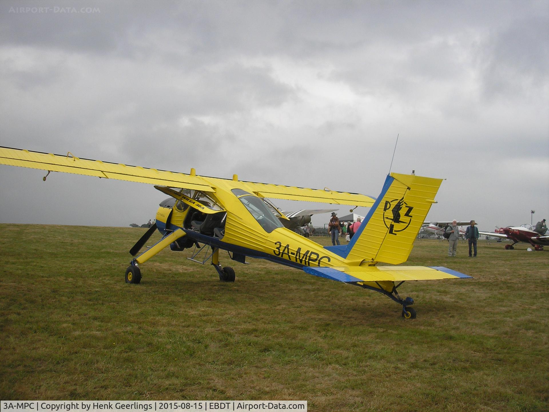 3A-MPC, 1988 PZL-Okecie PZL-104 Wilga 35A C/N 19880864, Oldtimer Fly In , Schaffen Diest , Aug 2015
