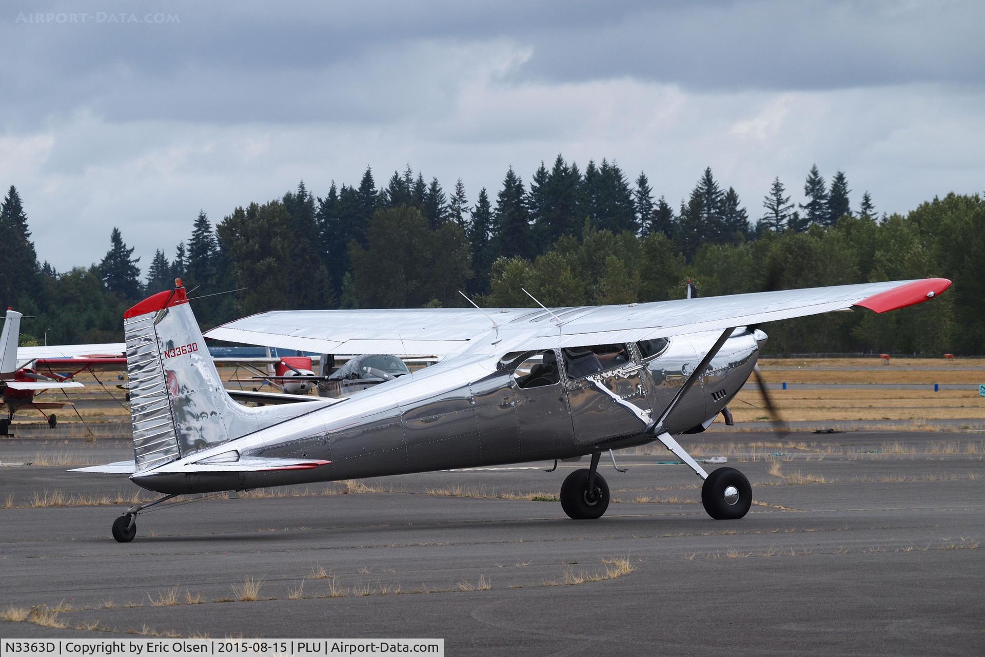 N3363D, 1955 Cessna 180 C/N 32161, 1955 Cessna taxing out