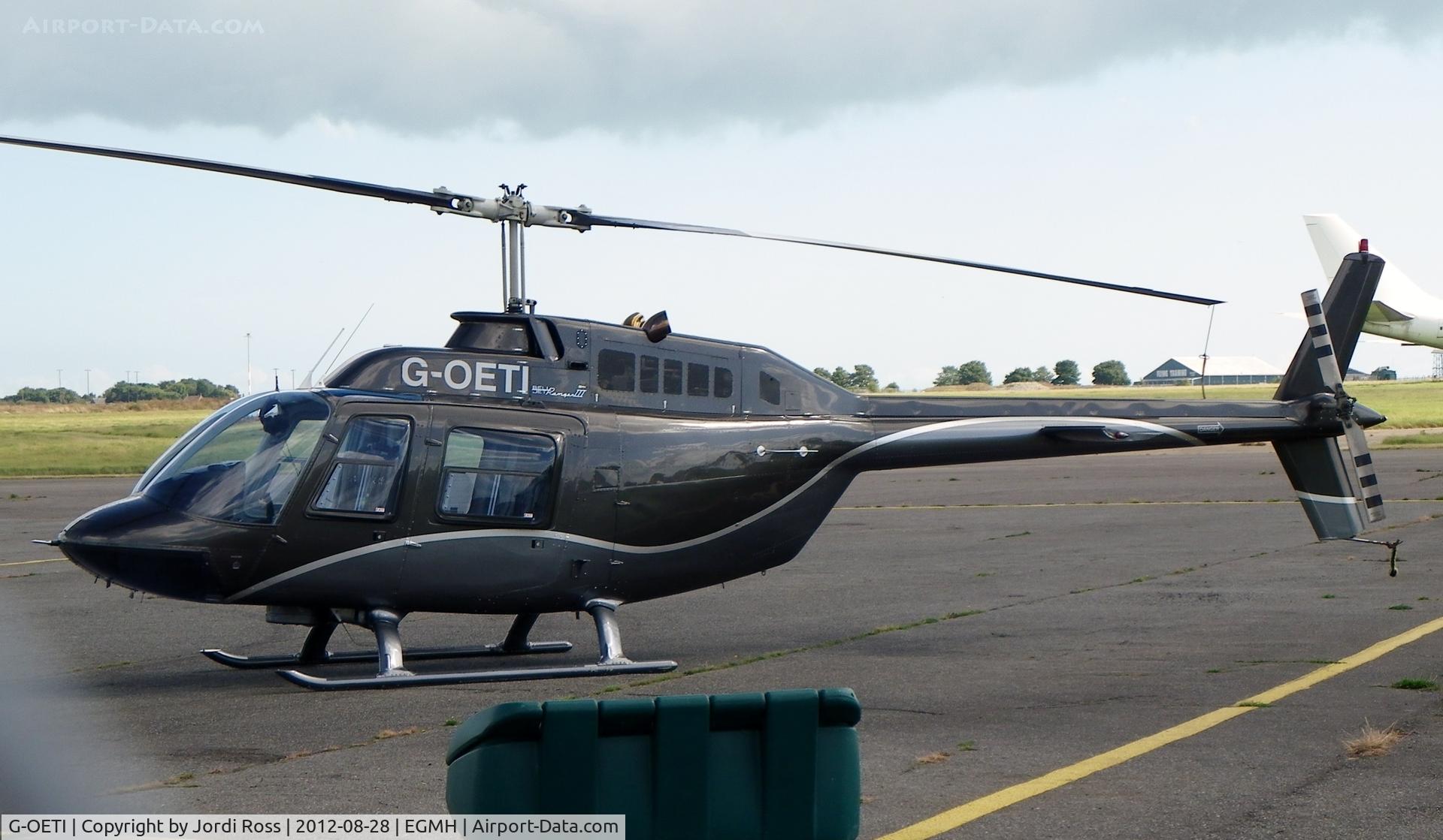 G-OETI, 1978 Bell 206B JetRanger III C/N 2533, Built 1978.