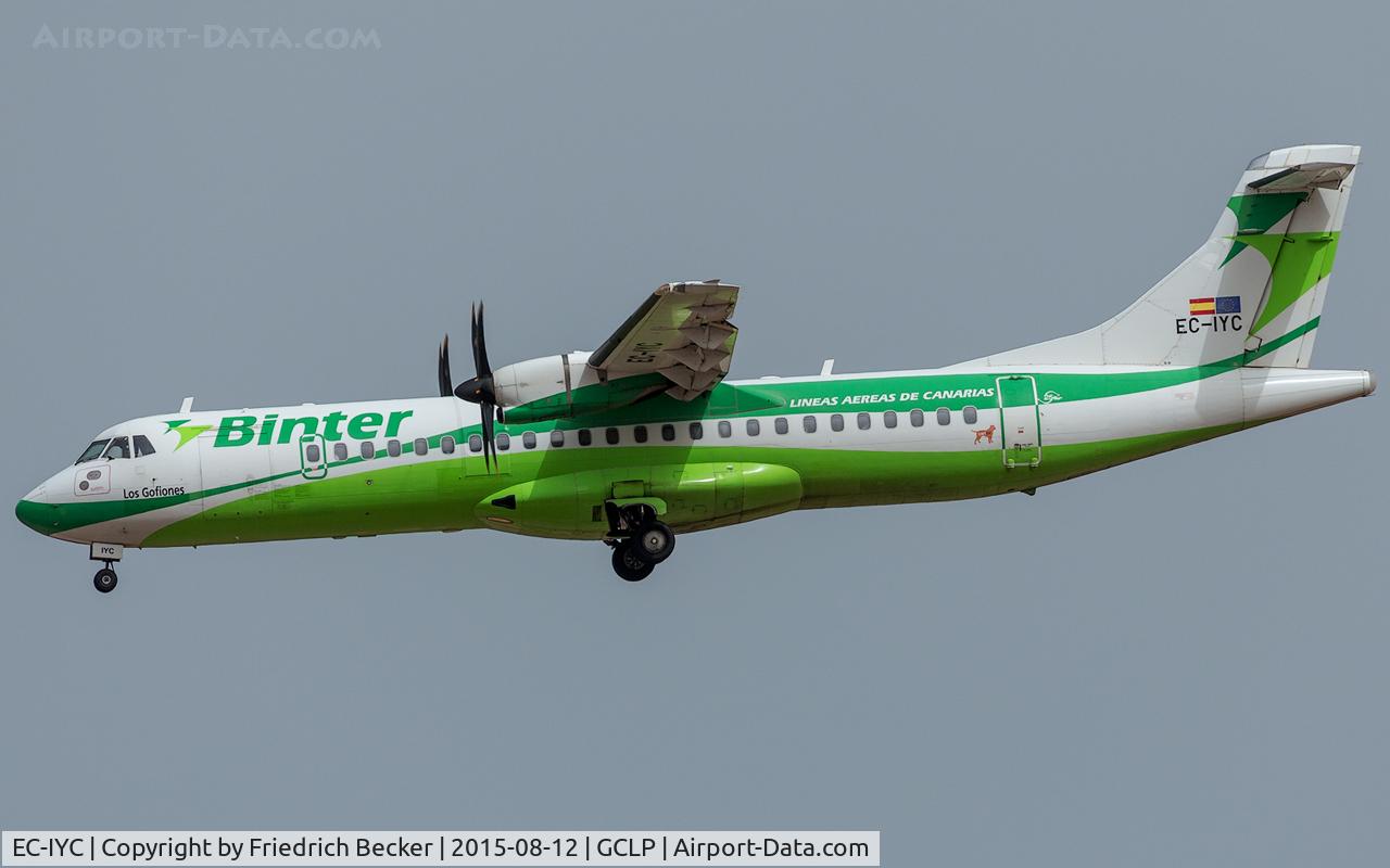 EC-IYC, 2004 ATR 72-212A C/N 709, on final RW03L
