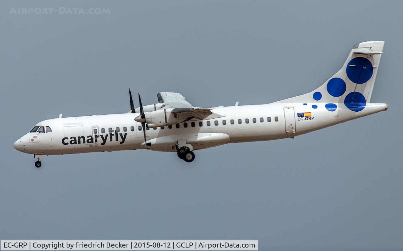 EC-GRP, 1996 ATR 72-202 C/N 488, on final RW03L