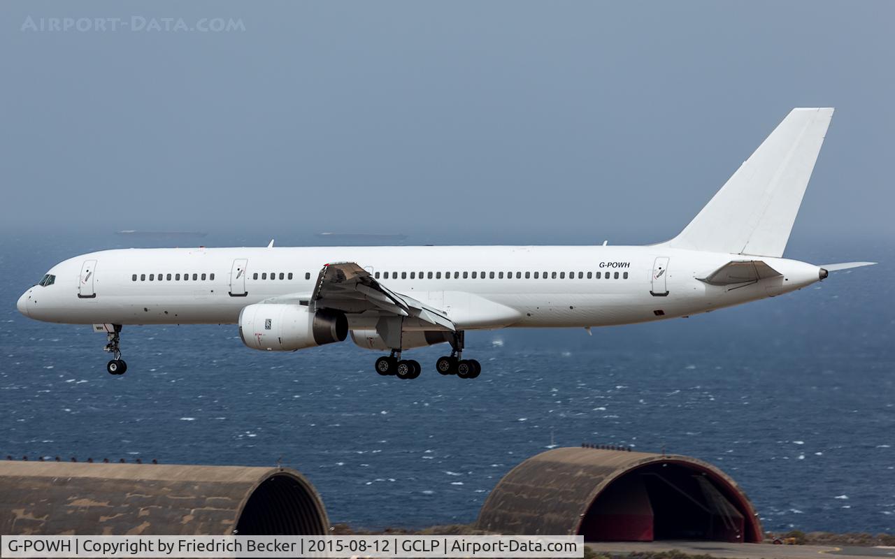 G-POWH, 2000 Boeing 757-256 C/N 29308, on final RW03L