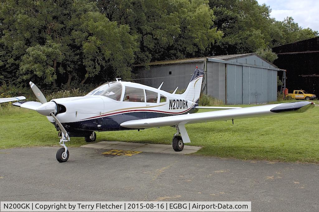 N200GK, Piper PA-28R-200 Cherokee Arrow II C/N 28R-7335287, Piper PA-28R-200, c/n: 28R-7335287 at Leicester