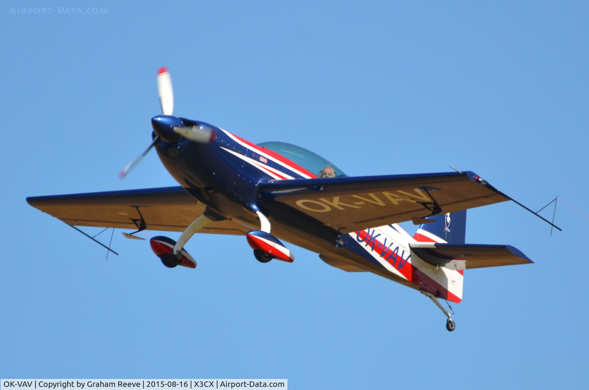 OK-VAV, 2012 Extra EA-300 C/N 1044, Over head at Northrepps.
