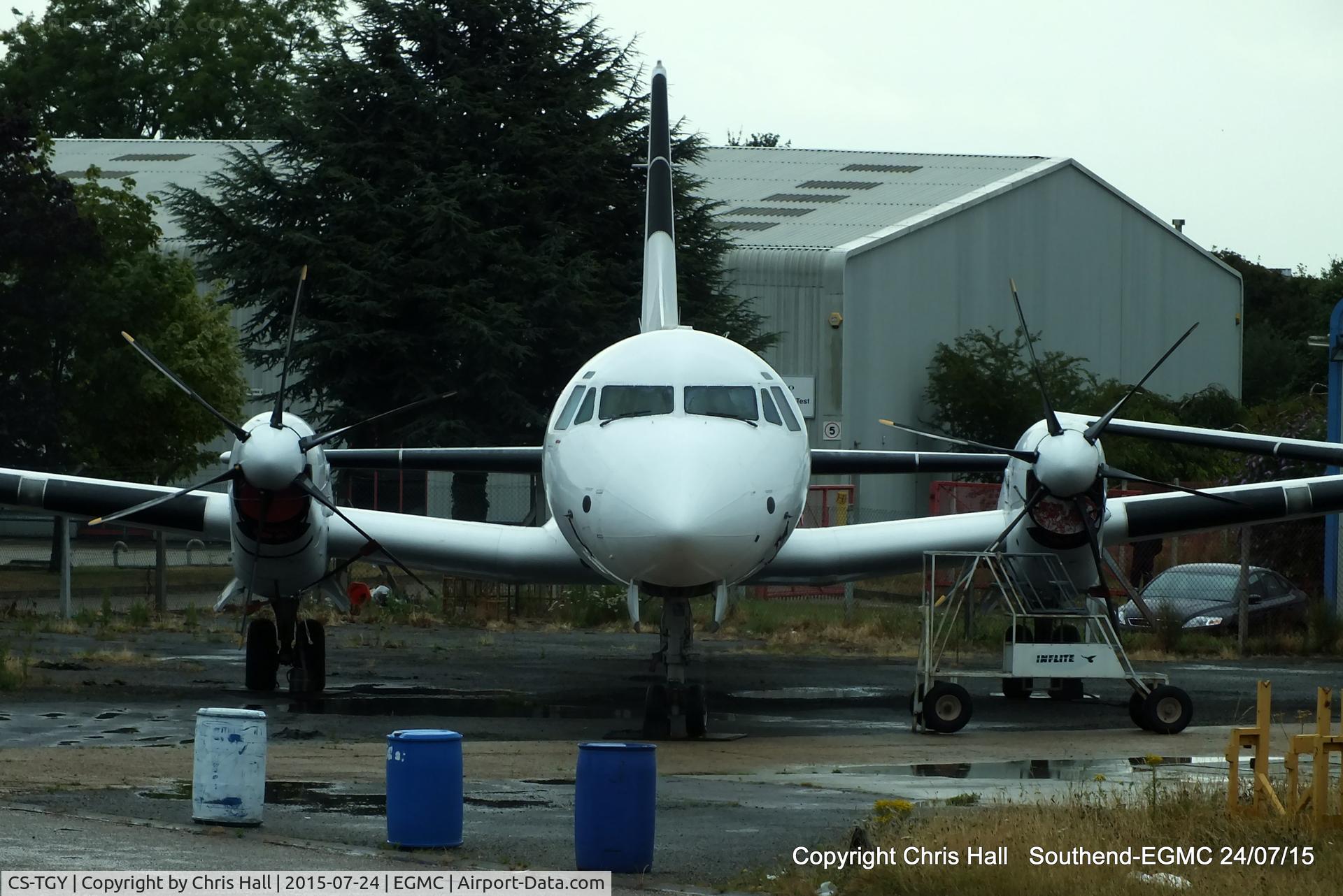 CS-TGY, 1992 British Aerospace ATP C/N 2049, stored at Southend Airport