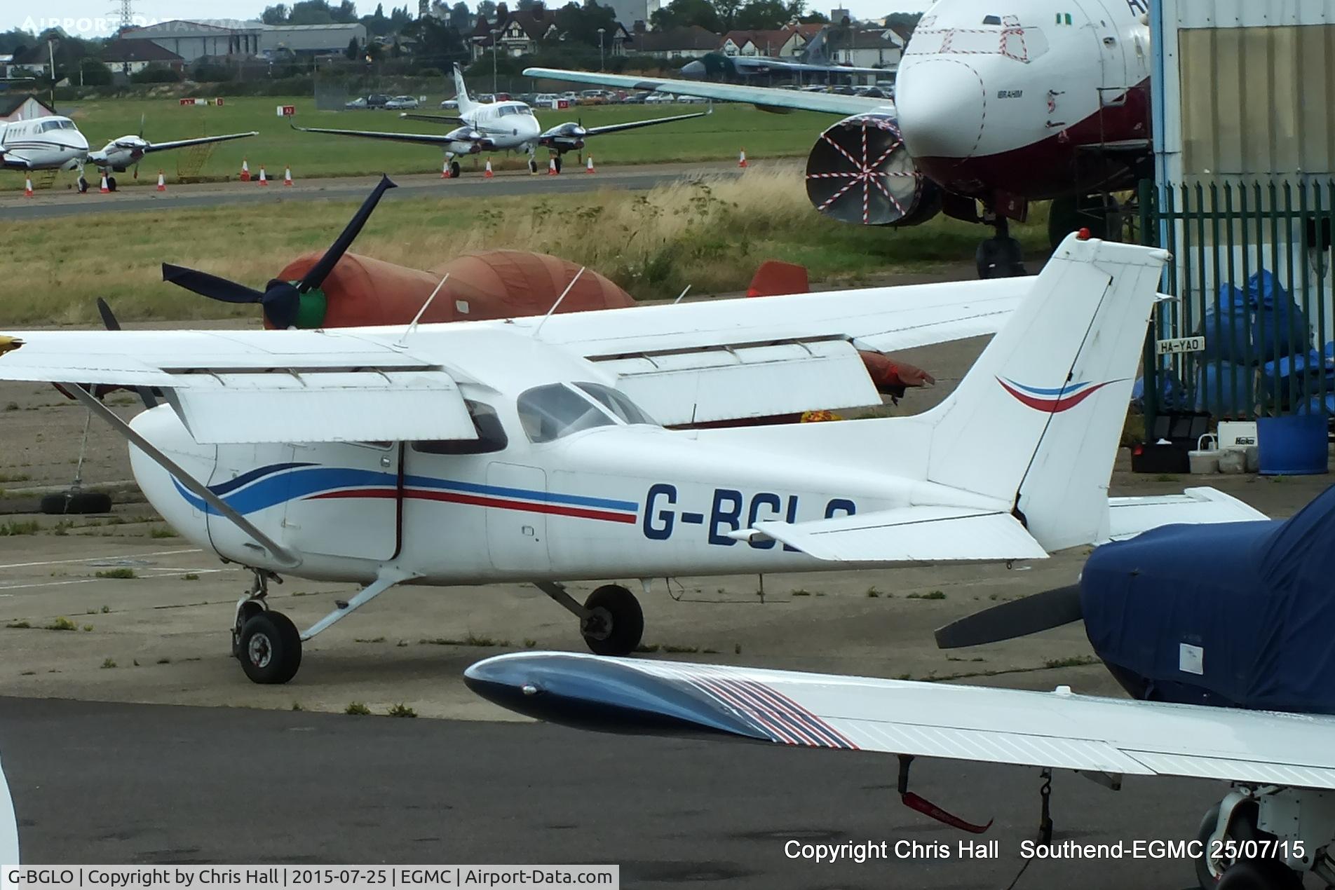 G-BGLO, 1979 Reims F172N Skyhawk C/N 1900, at Southend