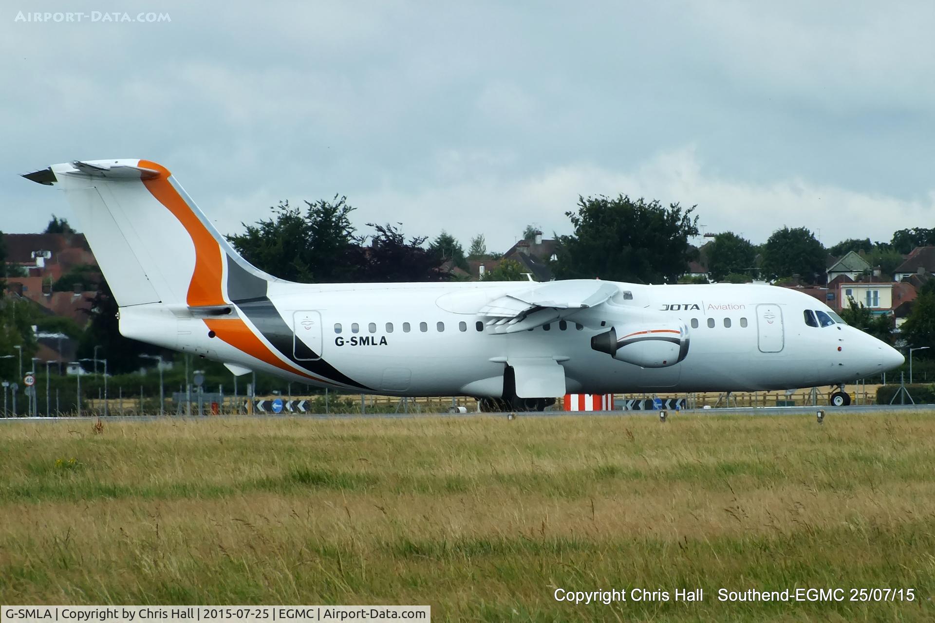 G-SMLA, 1985 British Aerospace BAe.146-200 C/N E2047, Jota Aviation