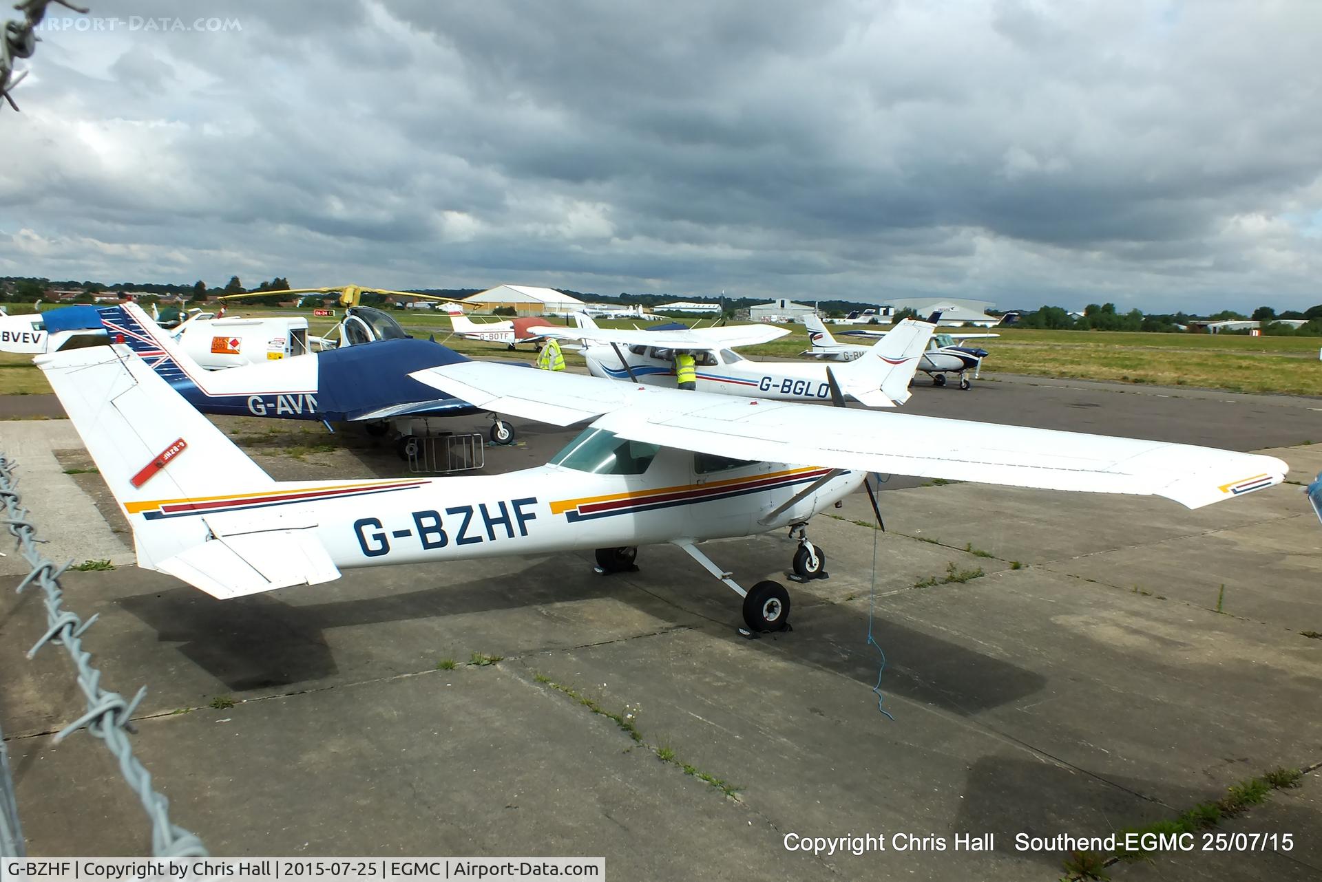 G-BZHF, 1979 Cessna 152 C/N 152-83986, at Southend