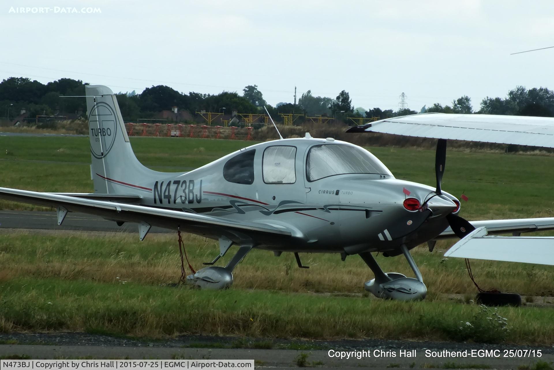 N473BJ, Cirrus SR22T Turbo C/N 3700, at Southend