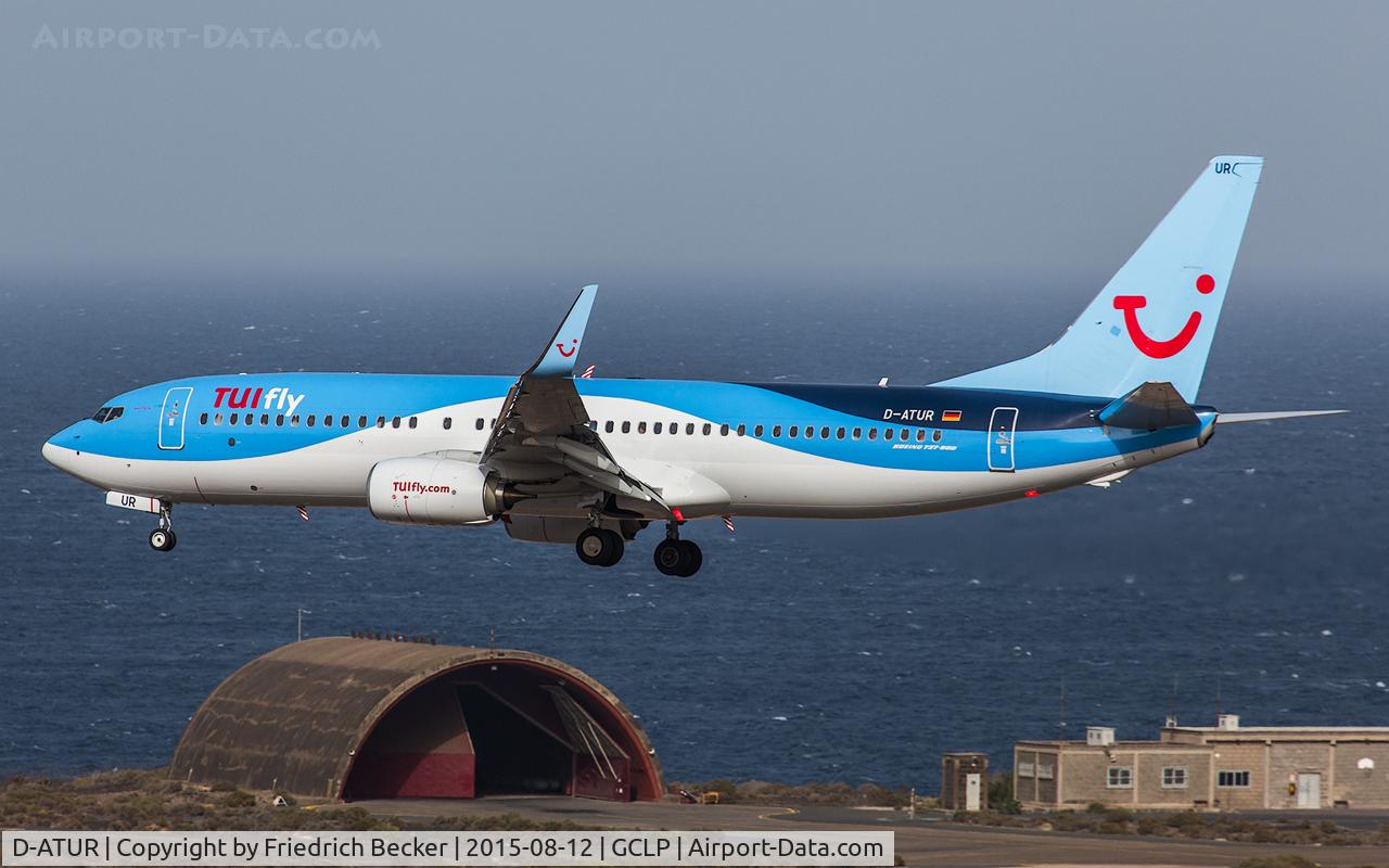 D-ATUR, 2015 Boeing 737-8K5 C/N 41664, on final RW03L