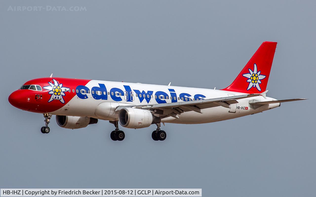 HB-IHZ, 1999 Airbus A320-214 C/N 1026, on final RW03L